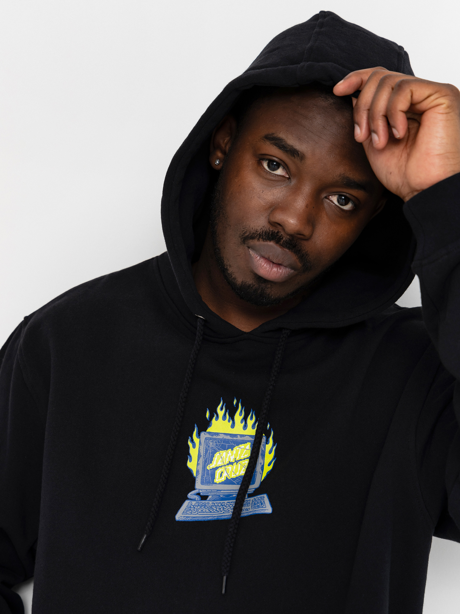 Santa Cruz Self Destruct Centre HD Hoodie (black)