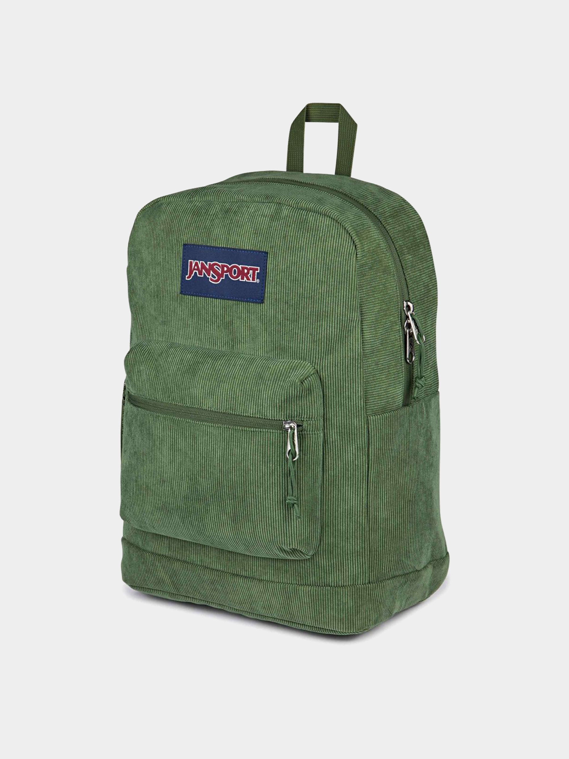 JanSport Rucksack Cross Town Plus Remix (cargo green corduroy)