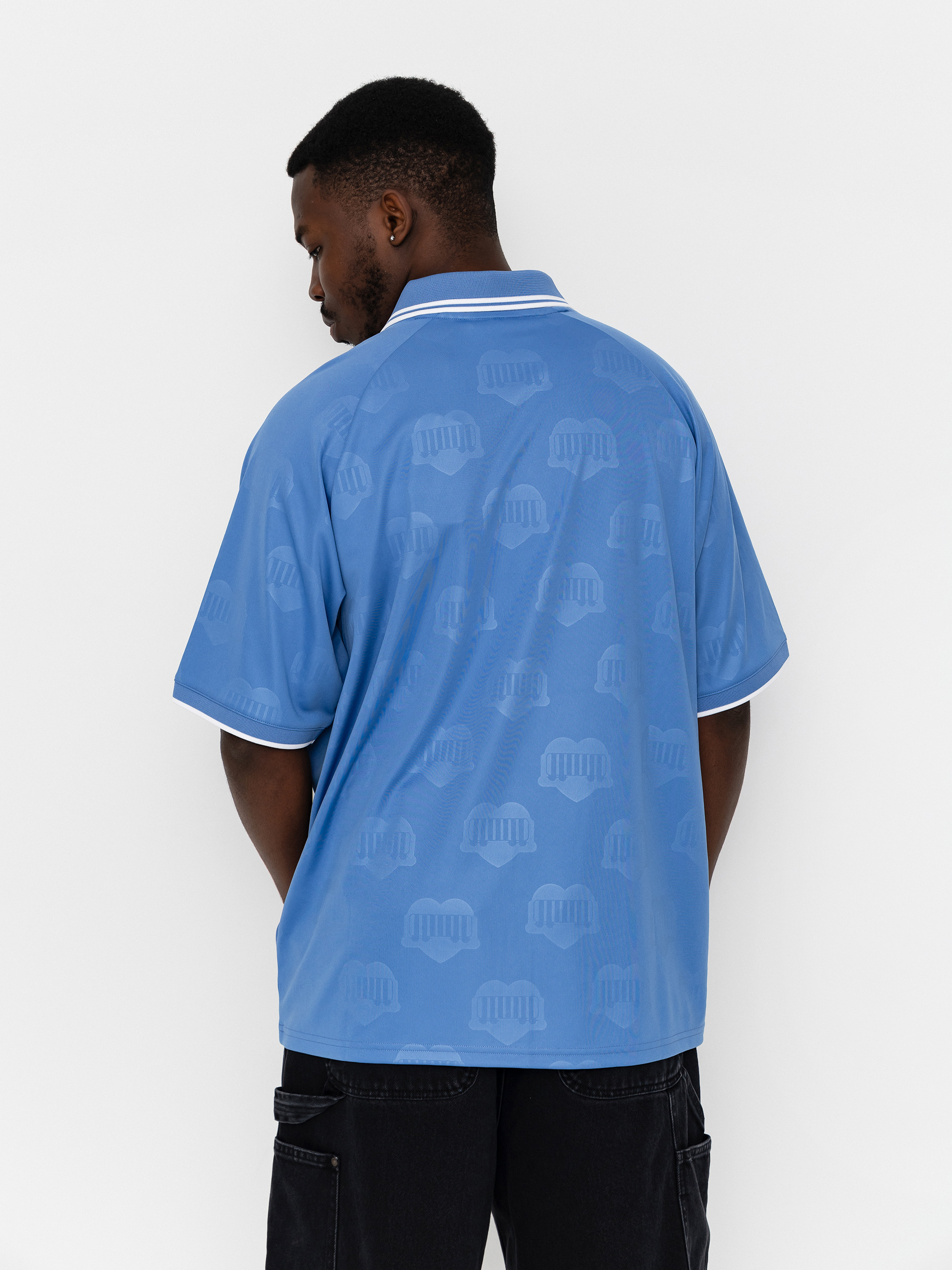 Carhartt WIP Terrace Football T-Shirt (heart train jacquard curacao)