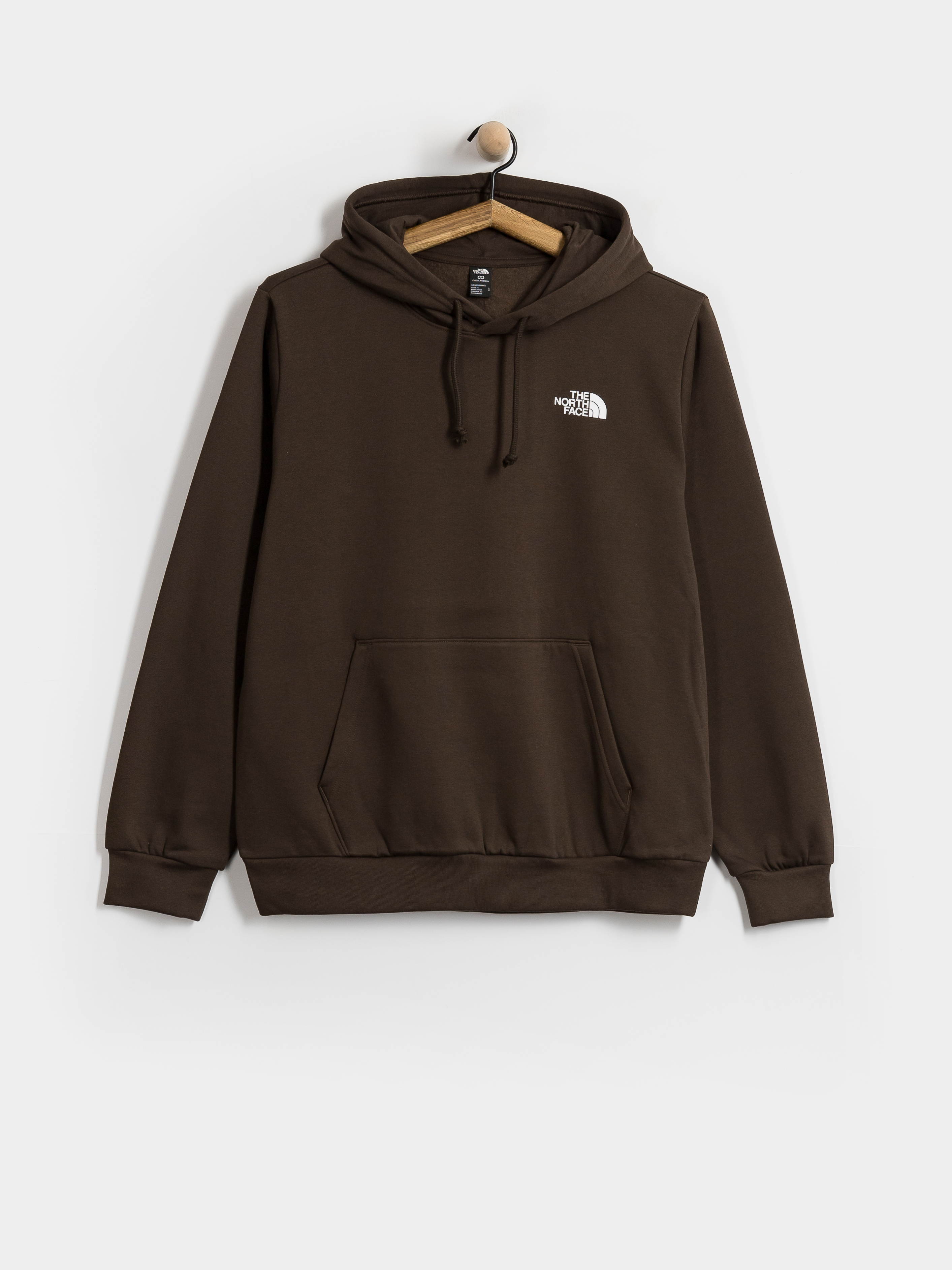 The North Face Evolution Box Nse Regular HD Hoodie (dark chestnut)