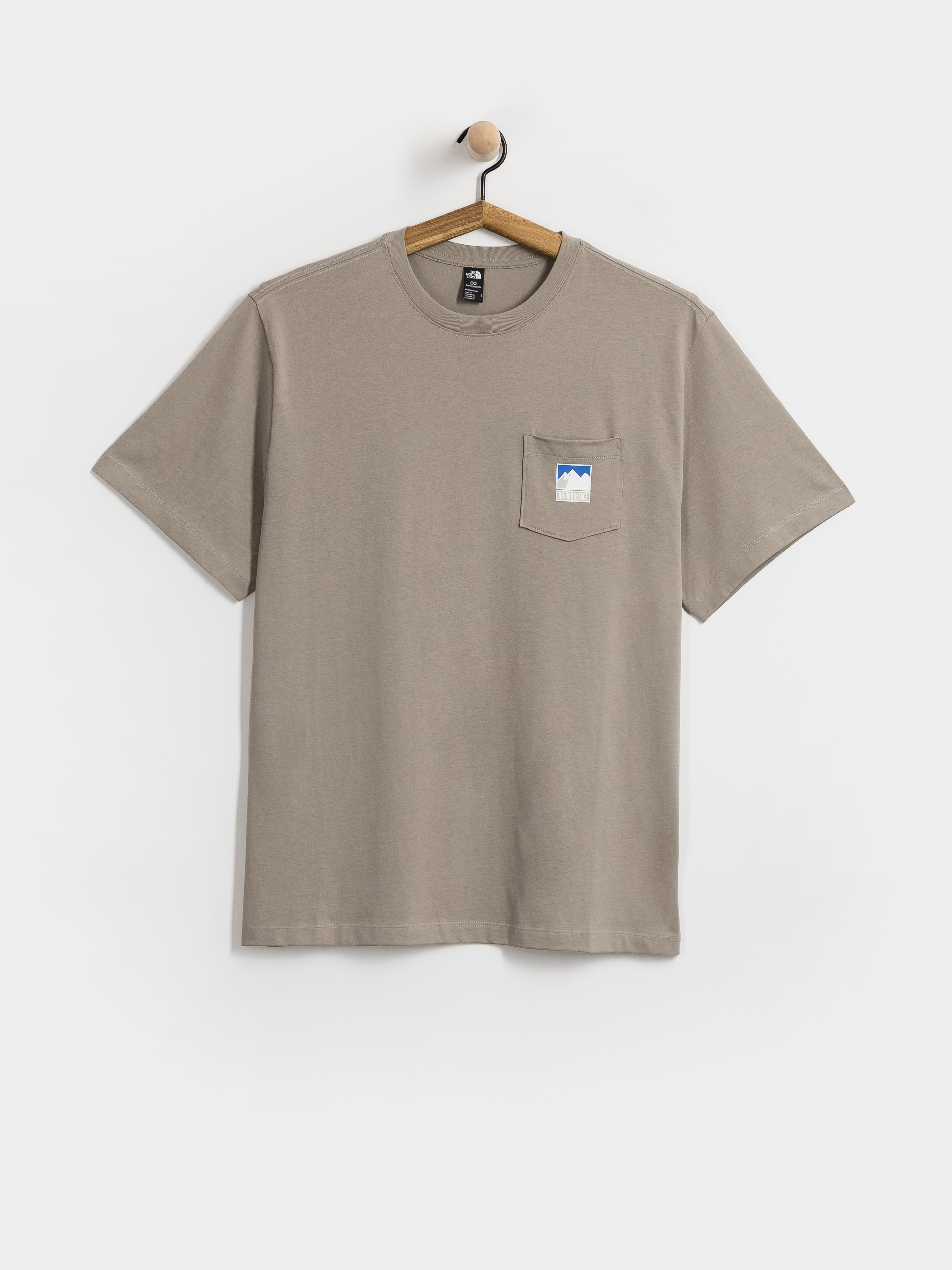 The North Face Mountain Logo Relaxed T-Shirt (stone slab)