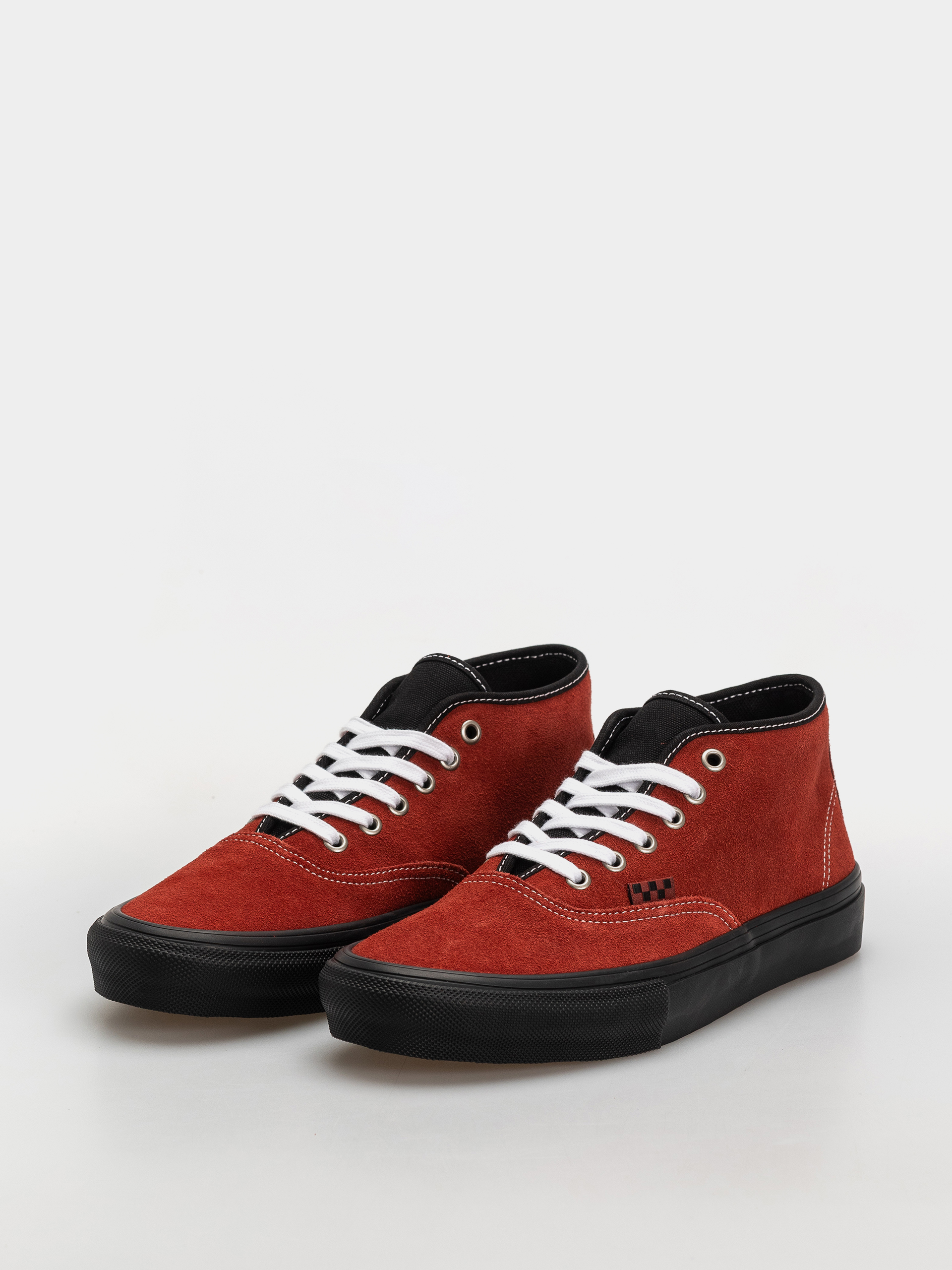 Vans Shoes Skate Authentic Mid (poppy ember red)