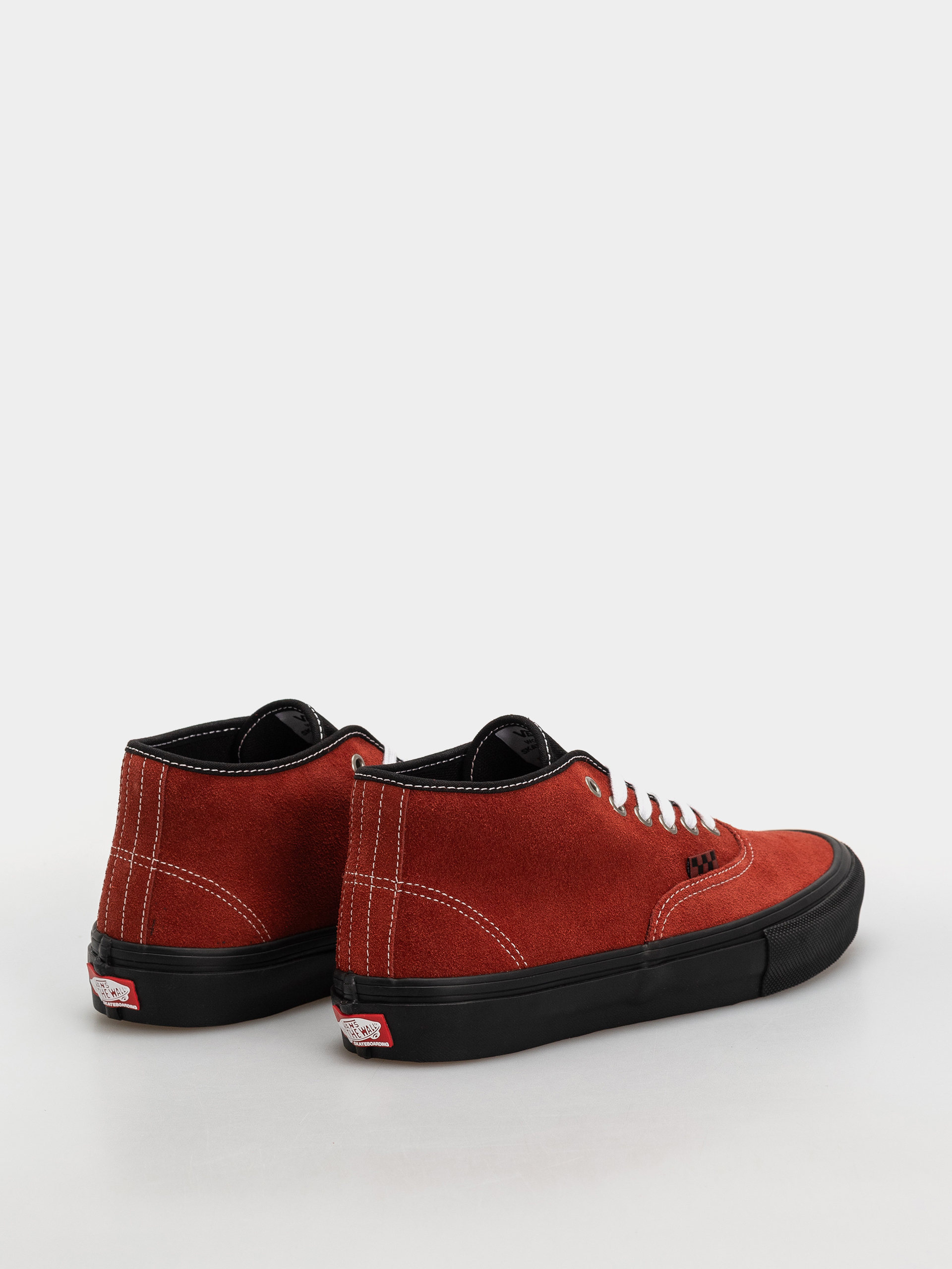 Vans Shoes Skate Authentic Mid (poppy ember red)