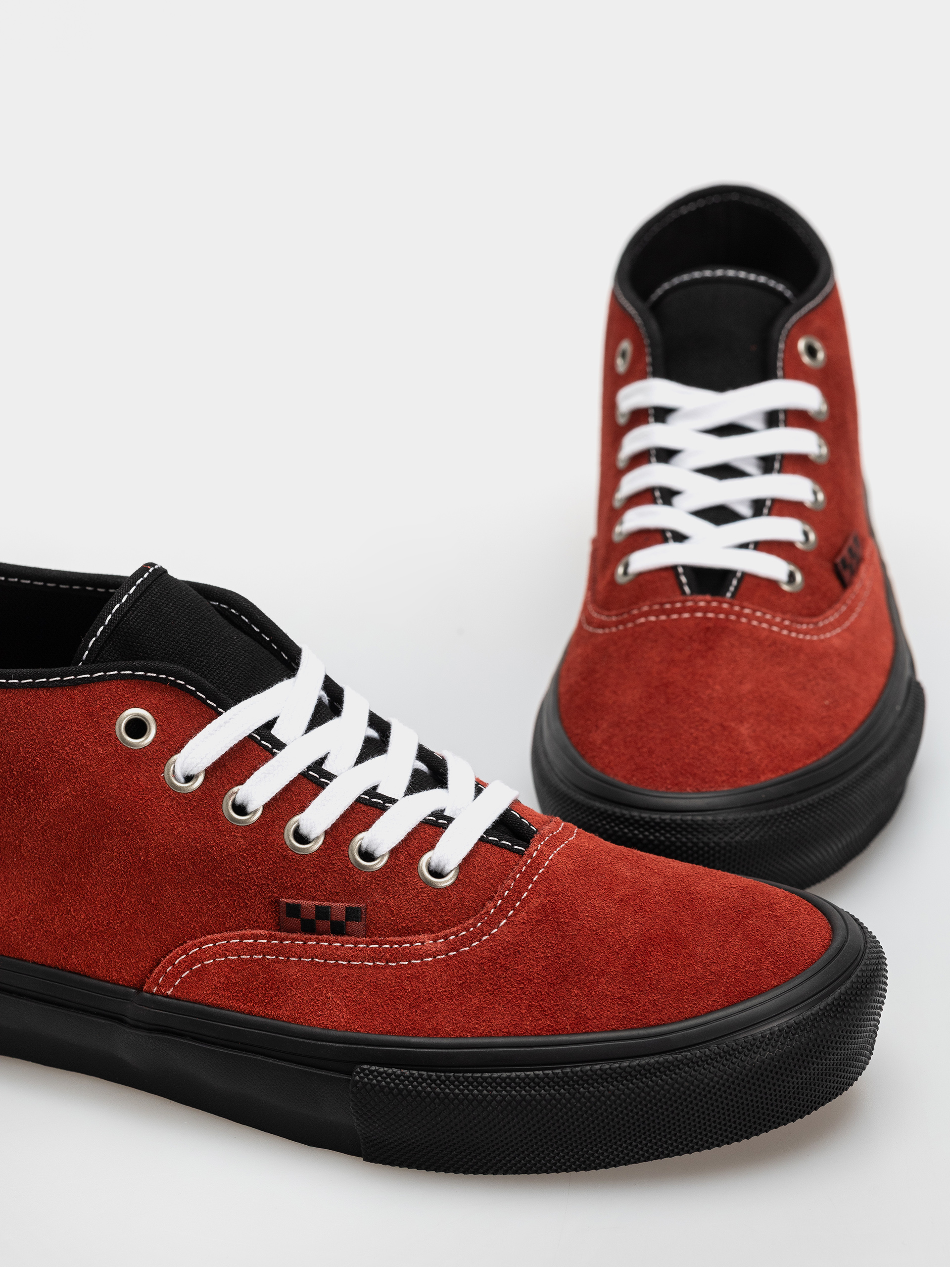 Vans Shoes Skate Authentic Mid (poppy ember red)