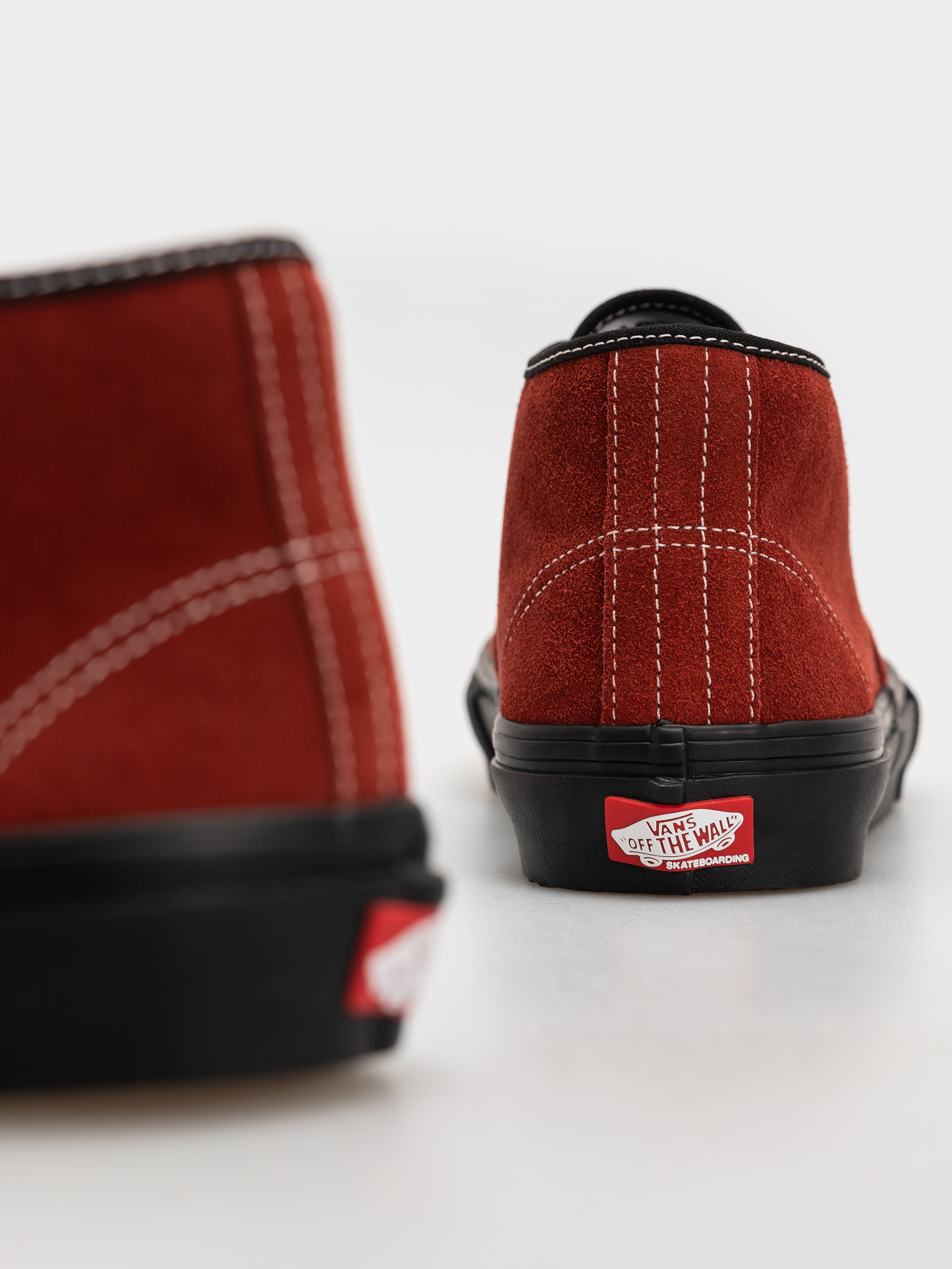 Vans Shoes Skate Authentic Mid (poppy ember red)