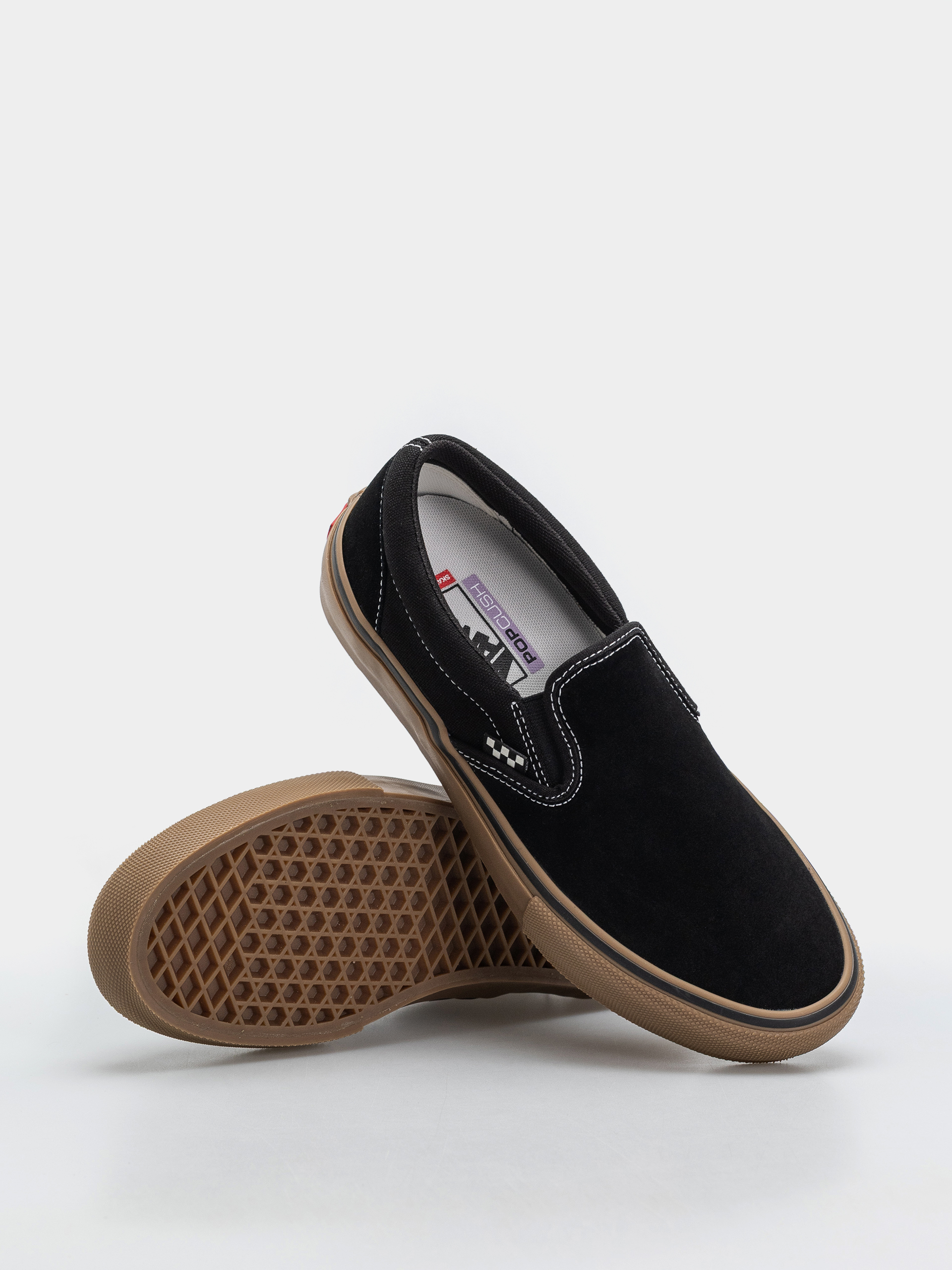 Vans Schuhe Skate Slip On (black/gum/white)