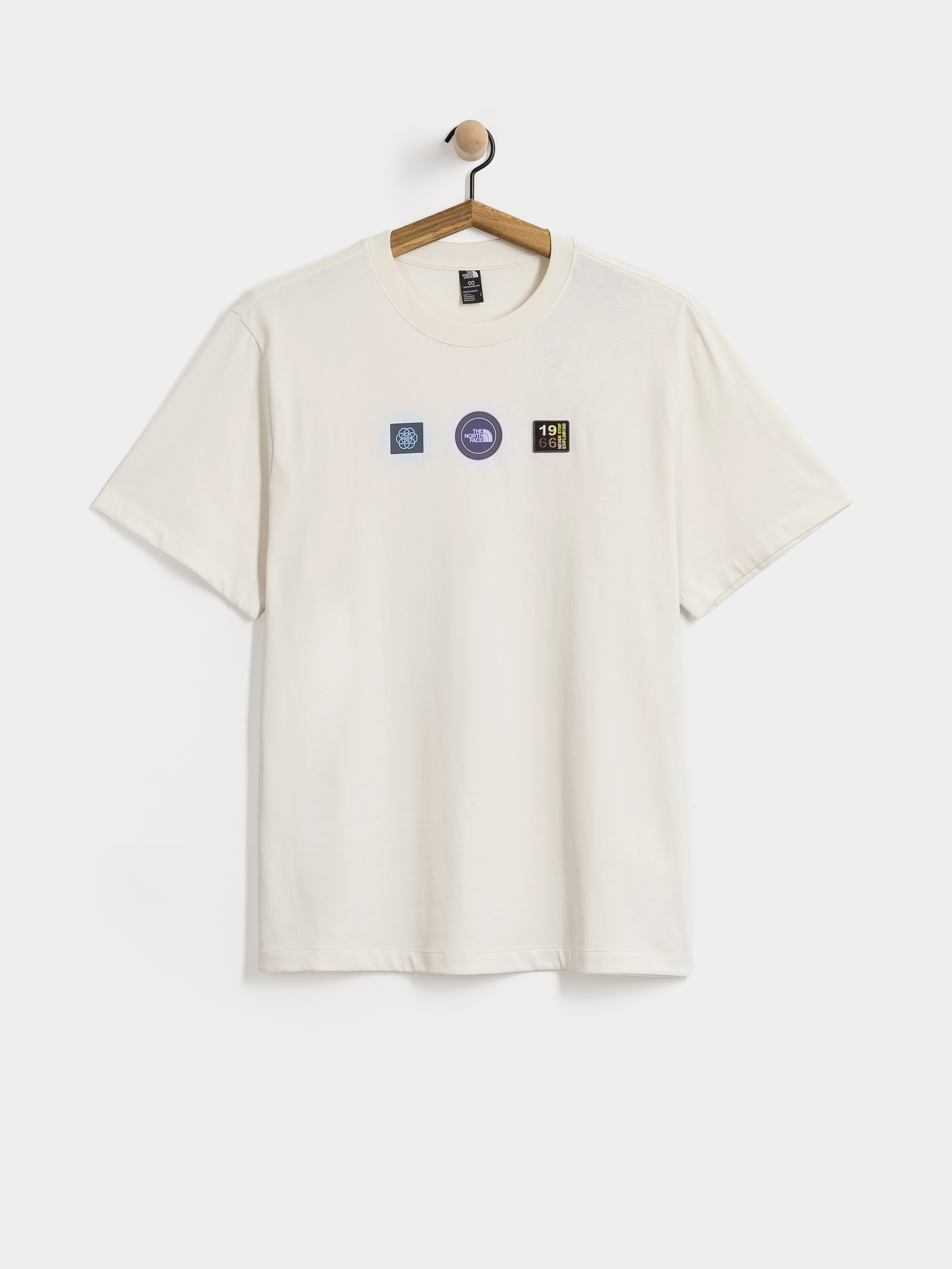 The North Face Explorer Badges Relaxed T-Shirt (white dune)
