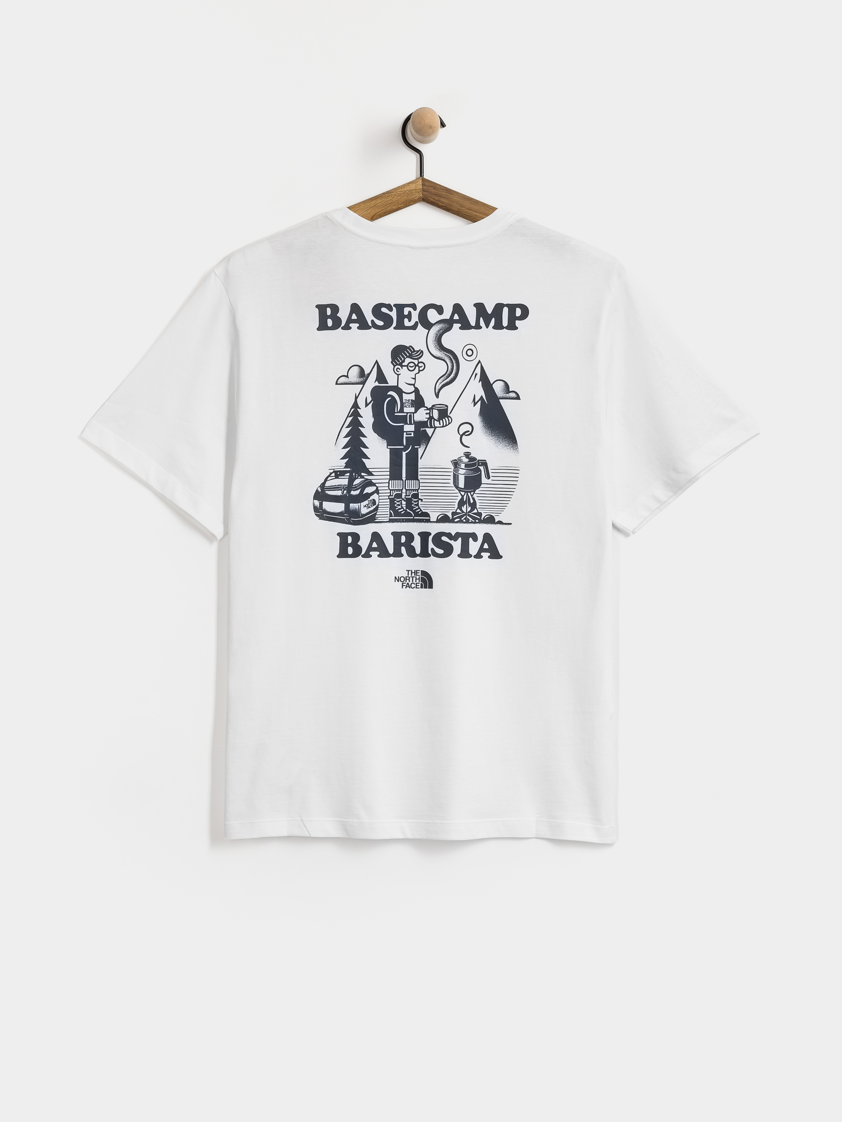 The North Face Basecamp Barista Relaxed T-Shirt (tnf white/summit navy)