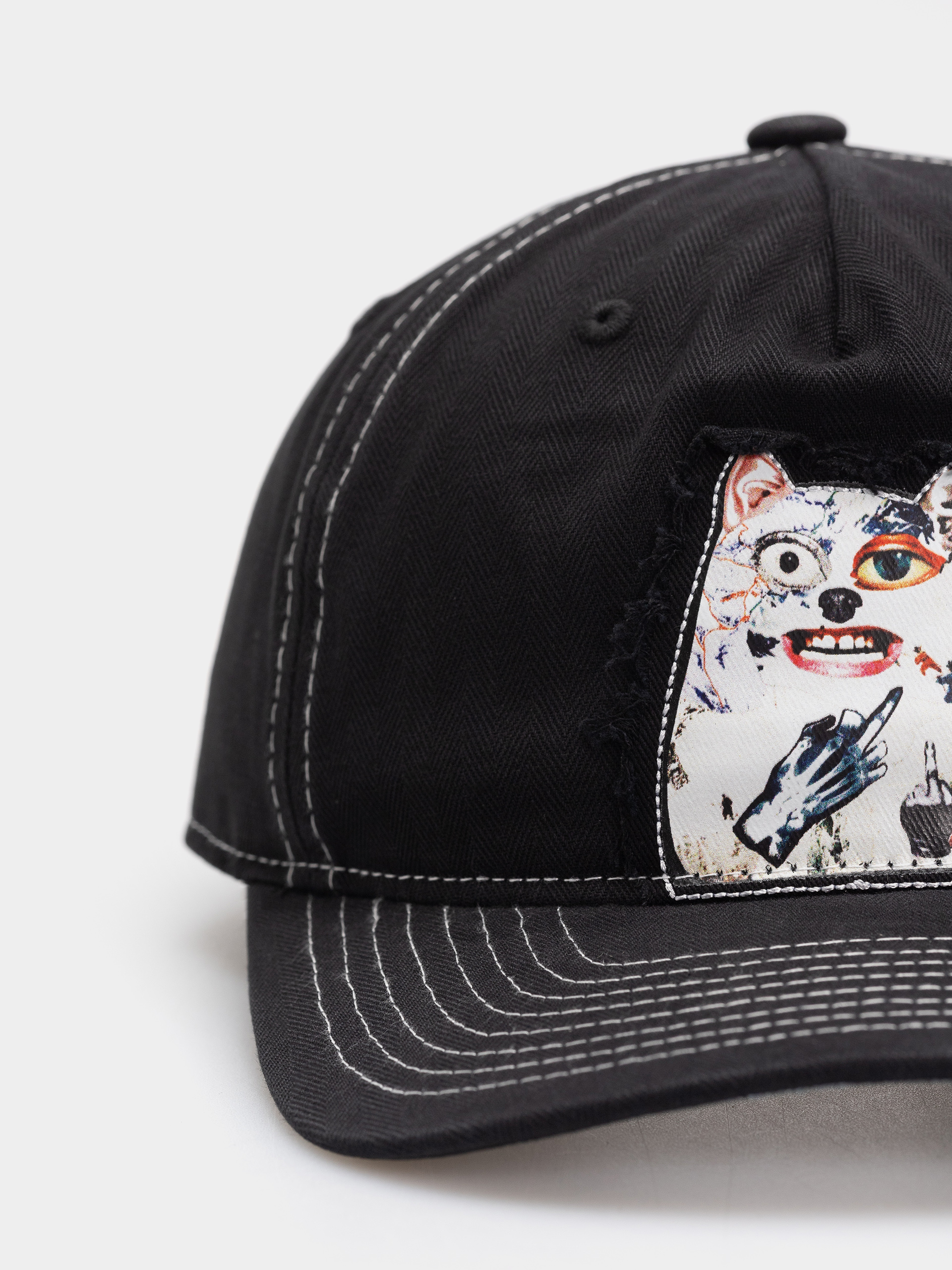 RipNDip Lord Nermal Collage Snapback Cap (black)