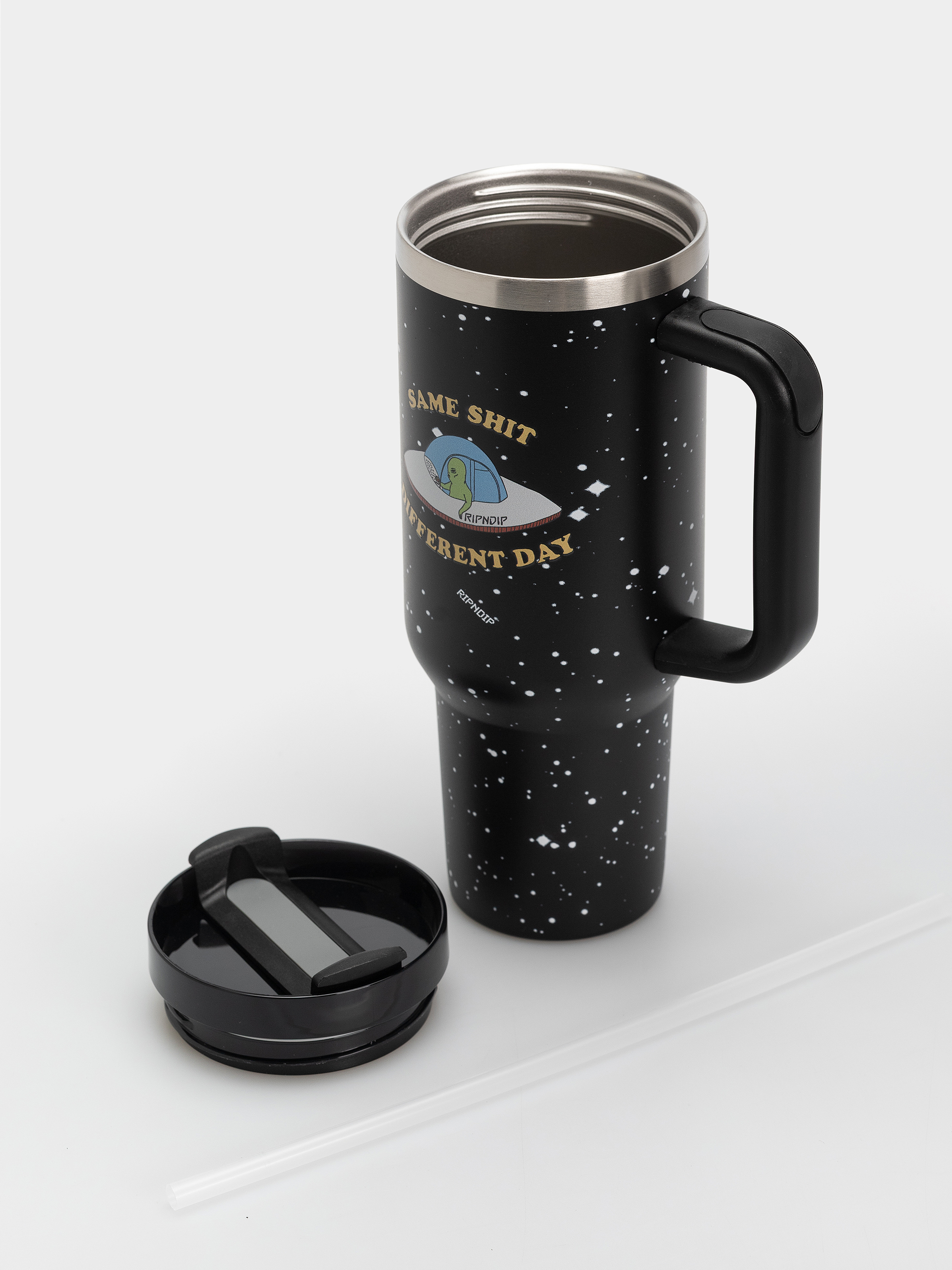 RipNDip Same Shit Different Day Big Ol Cup Tumbler Cup (black)
