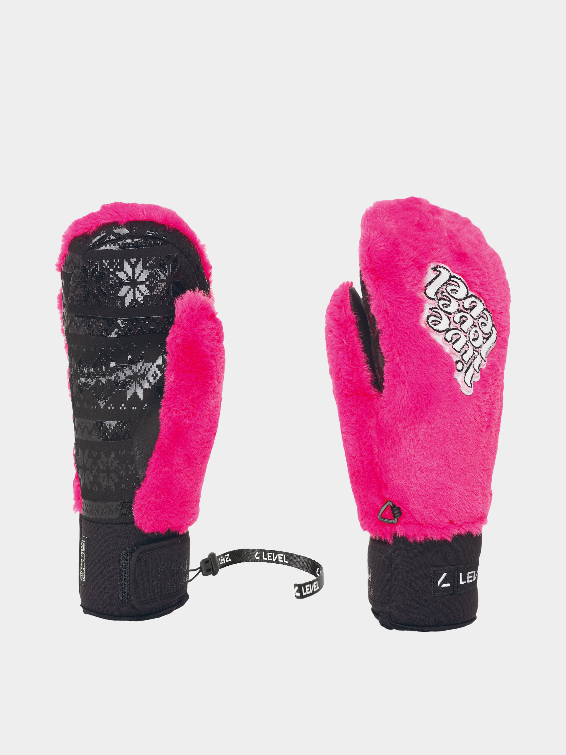 Level Siberian Mitt Gloves Wmn (hot pink)