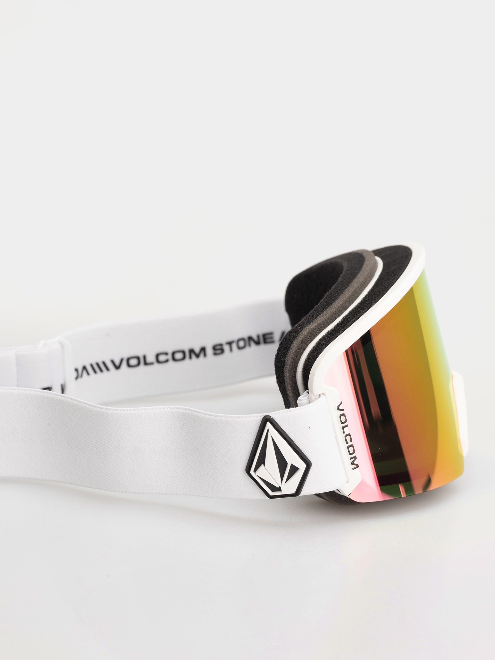 Volcom Garden 2 Goggle (matte white/pink chrome+bl yellow)