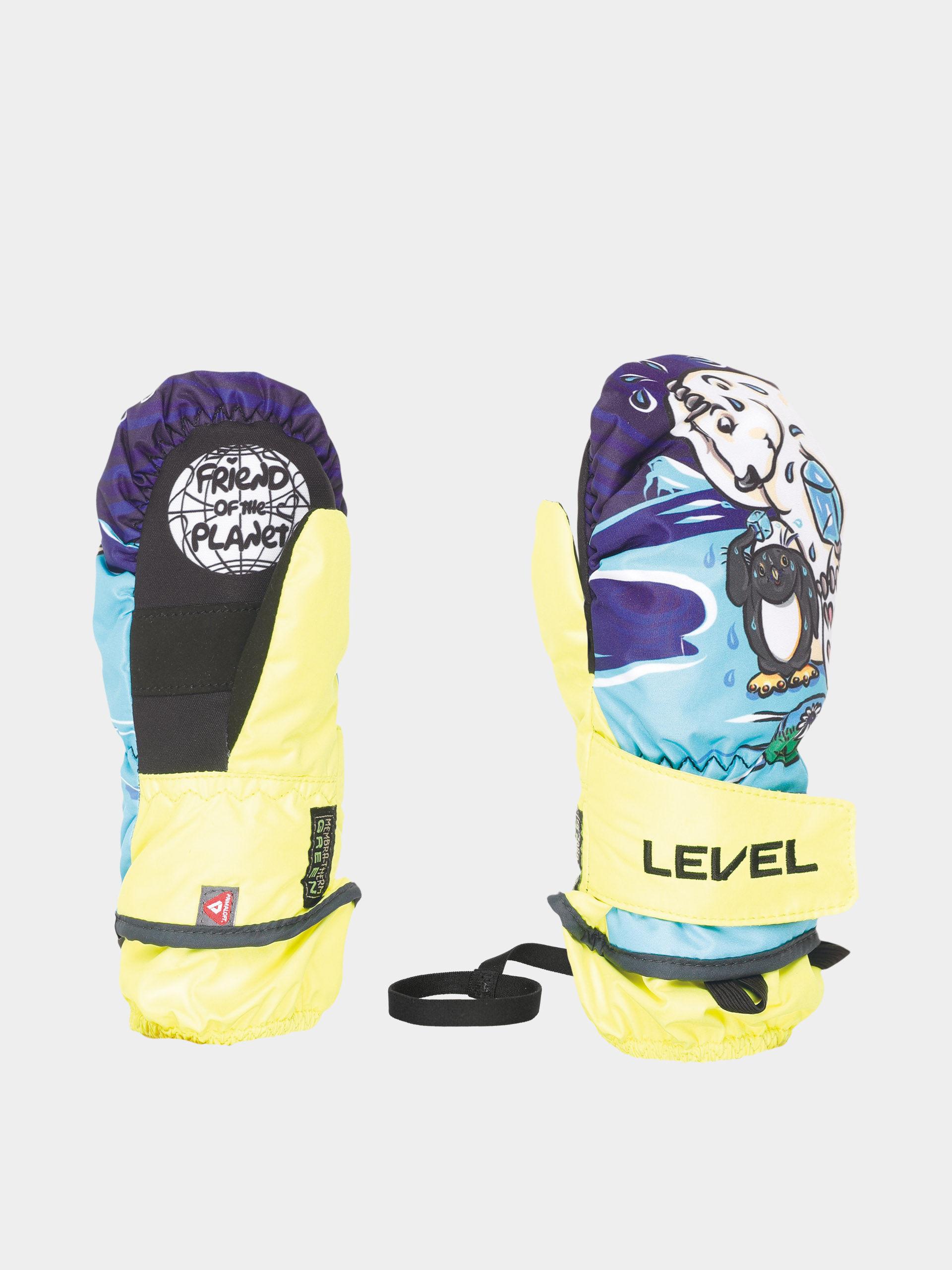 Level Animal Mitt JR Handschuhe (yellow blue)