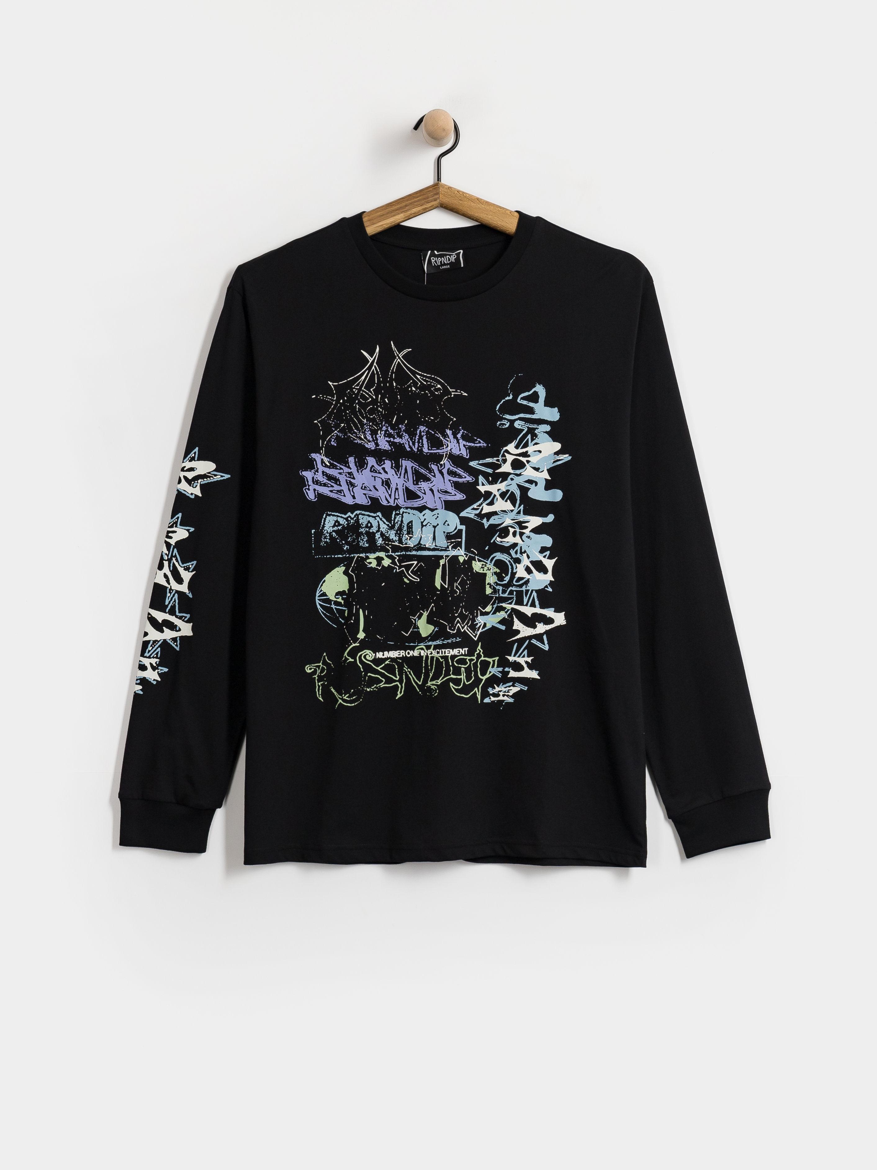 RipNDip World Wide Madness Longsleeve (charcoal)