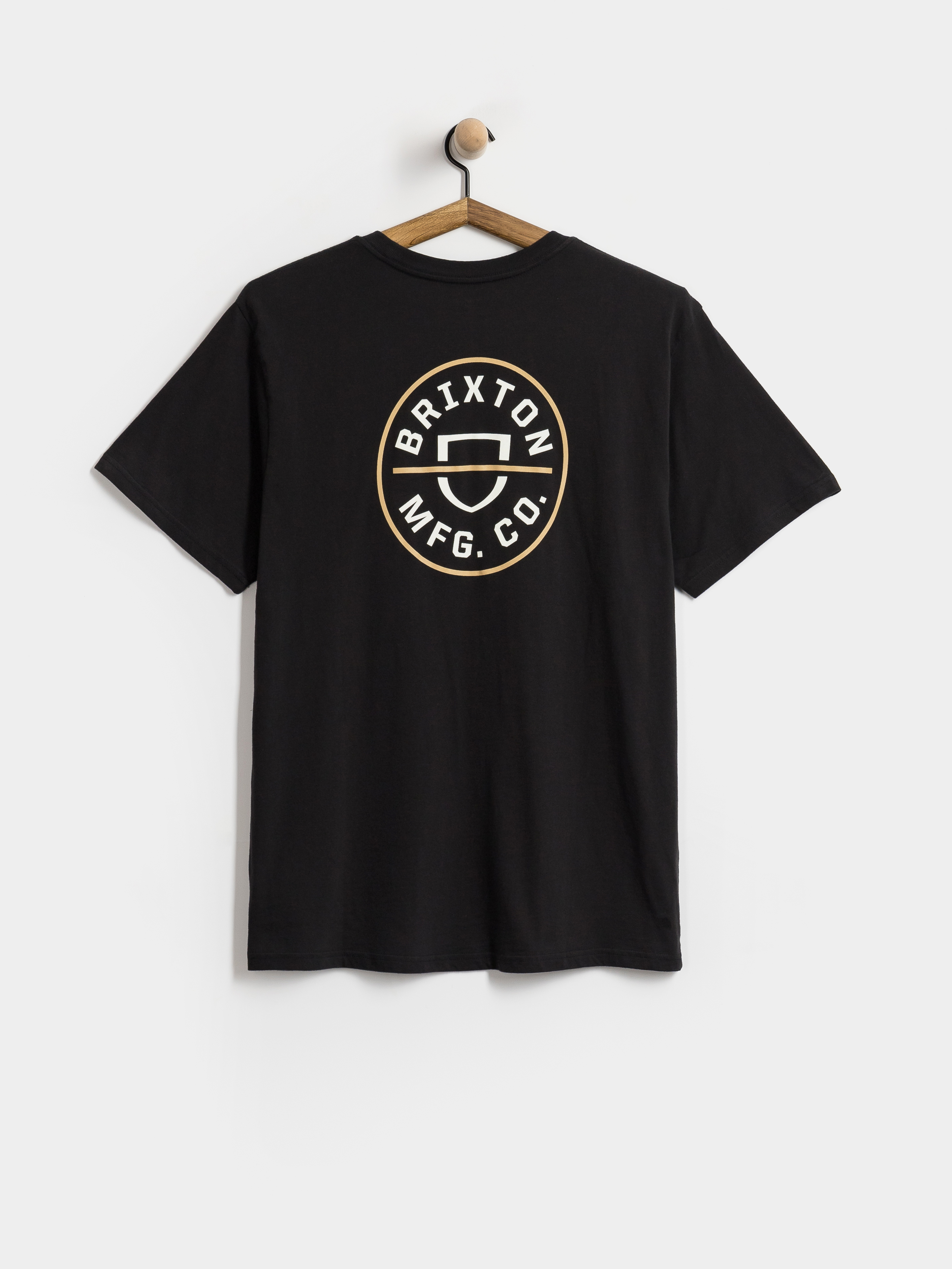 Brixton Oath V Stt T-shirt (black/off white/copper)