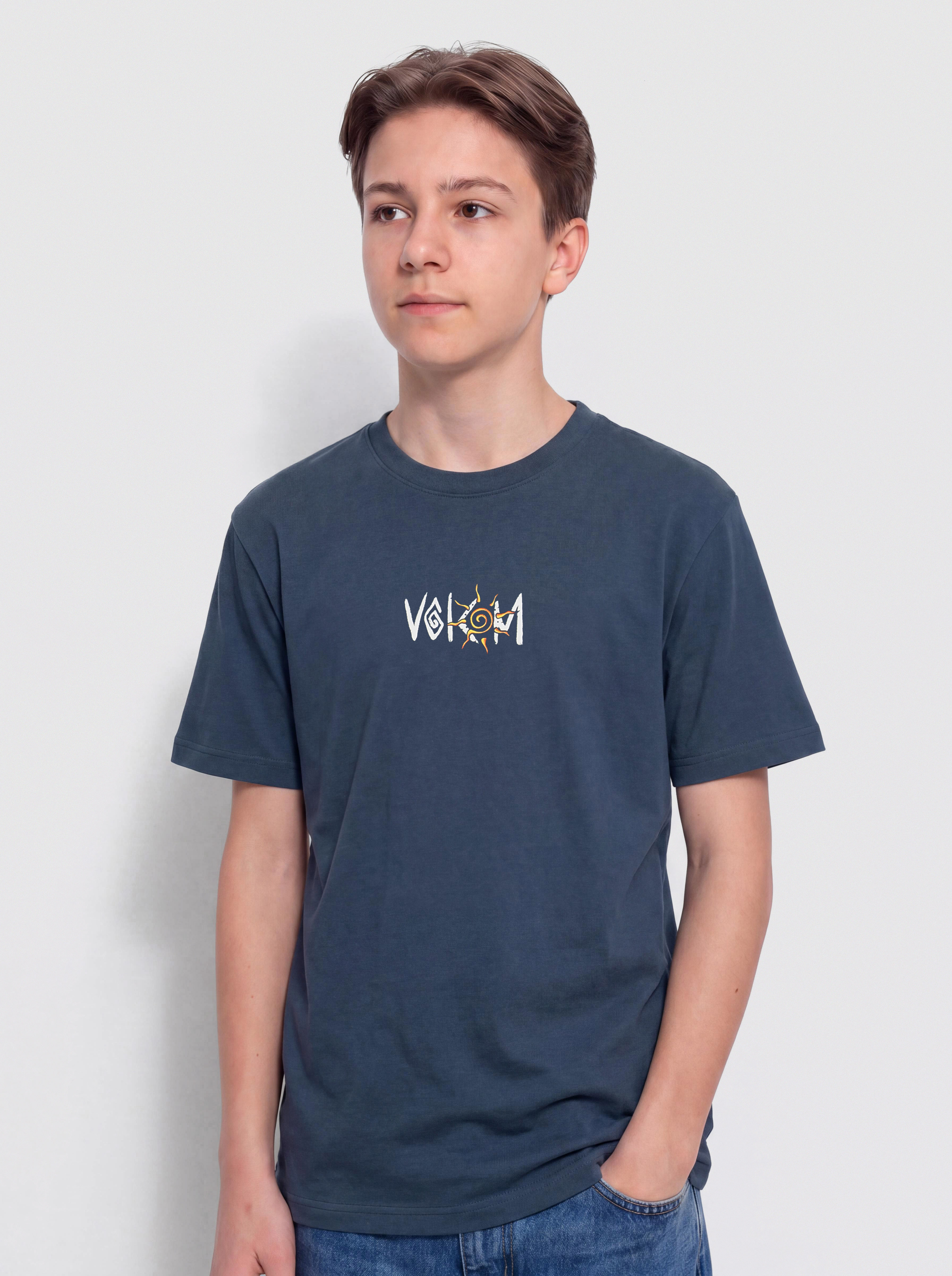 Volcom Sunfish Bsc JR T-Shirt (dust bowl indigo)