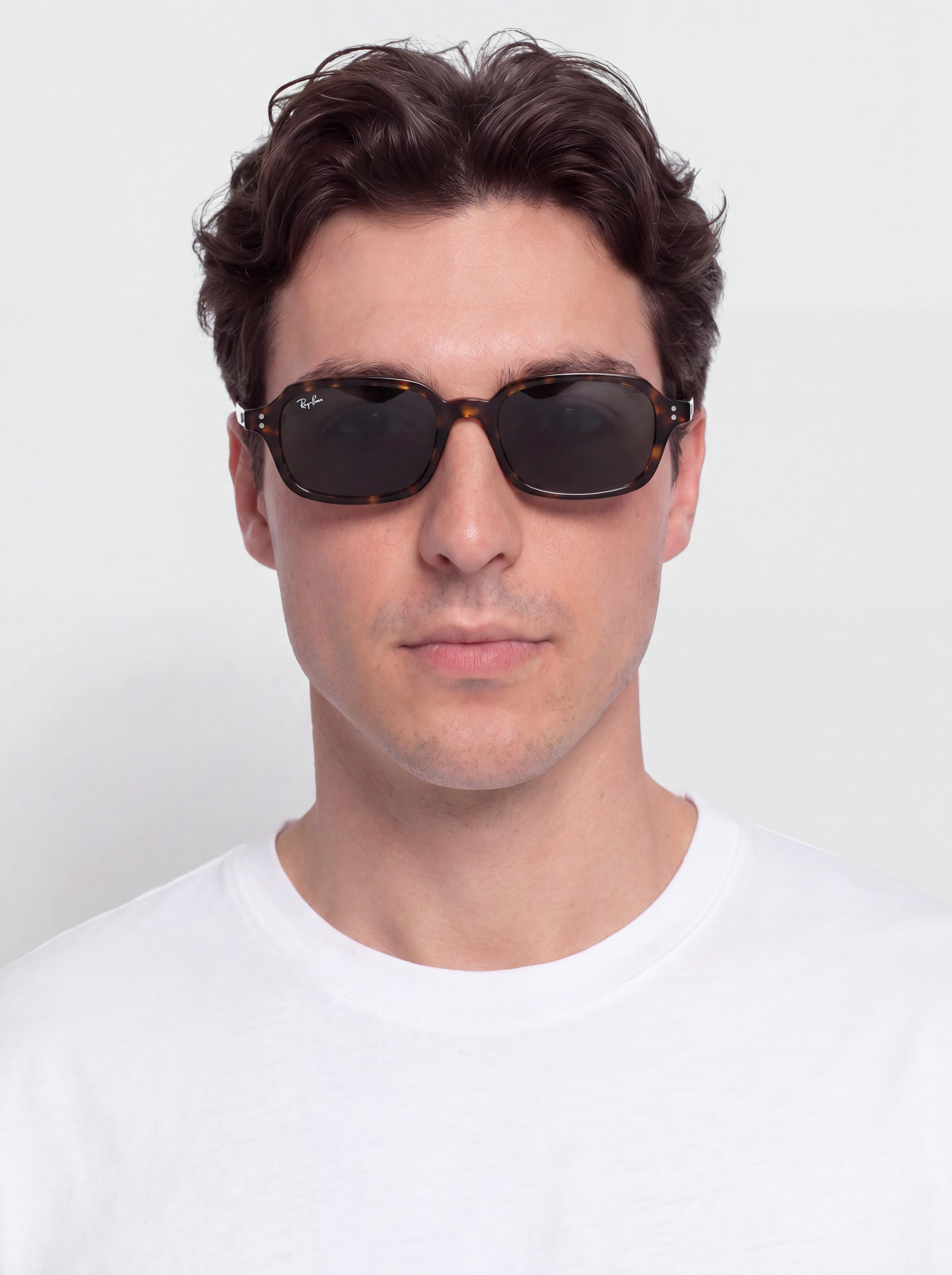 Ray-Ban Zuri Sunglasses (polerowany havana/ciemnoszary)