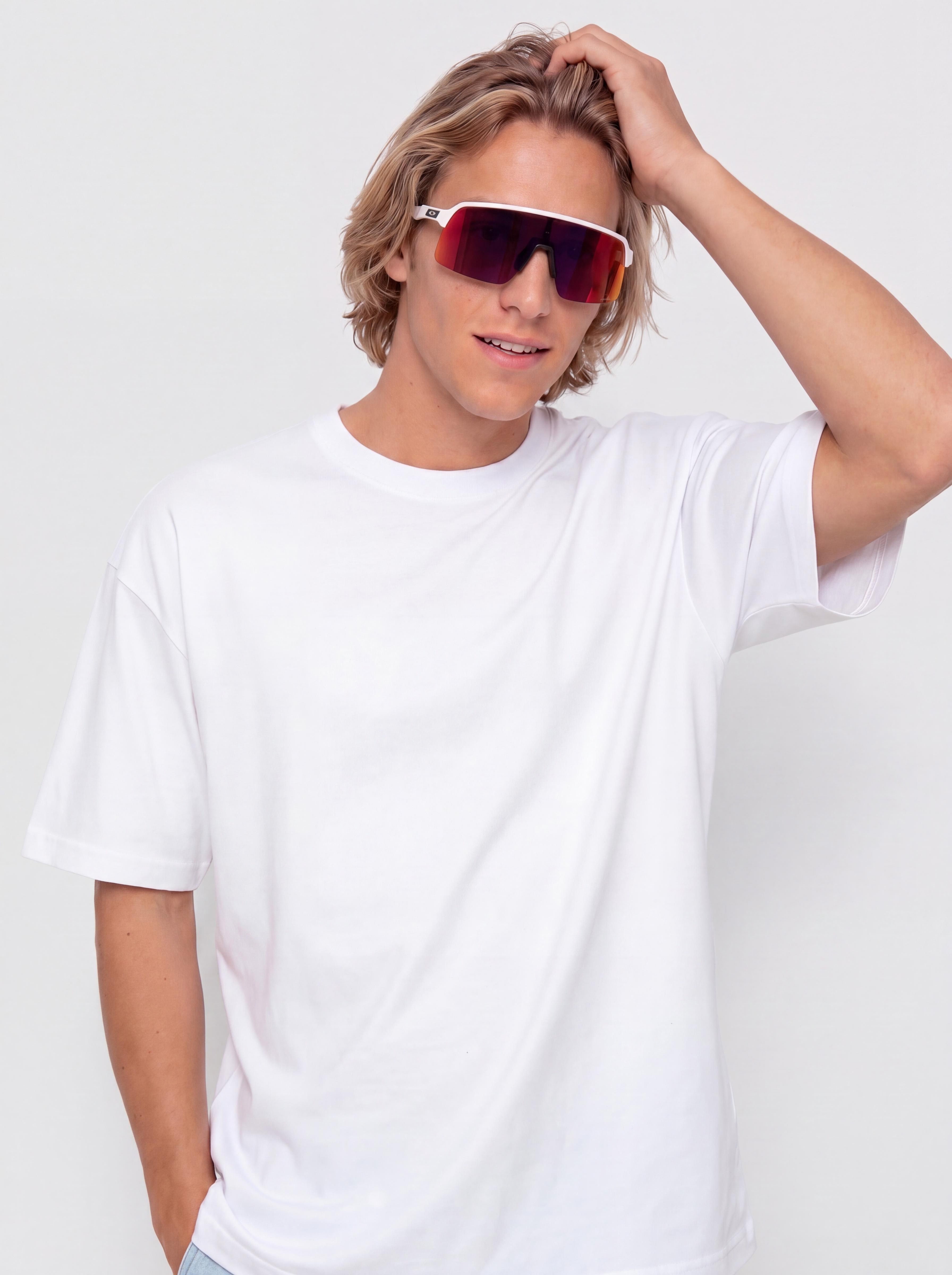 Oakley Sonnenbrille Sutro Lite (matte white/prizm road)