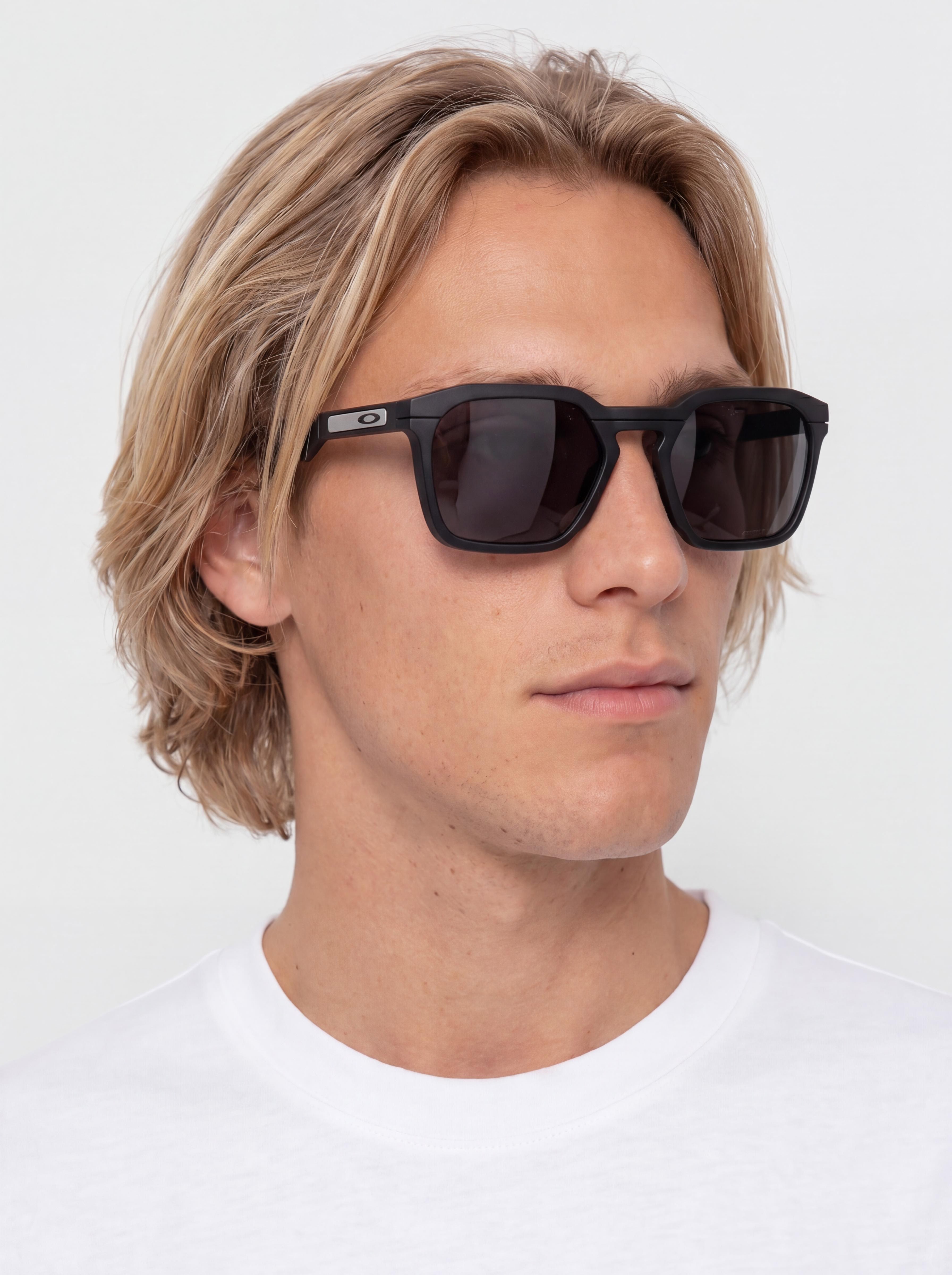 Oakley Hstn Sq Sonnenbrille (matte black/prizm grey)
