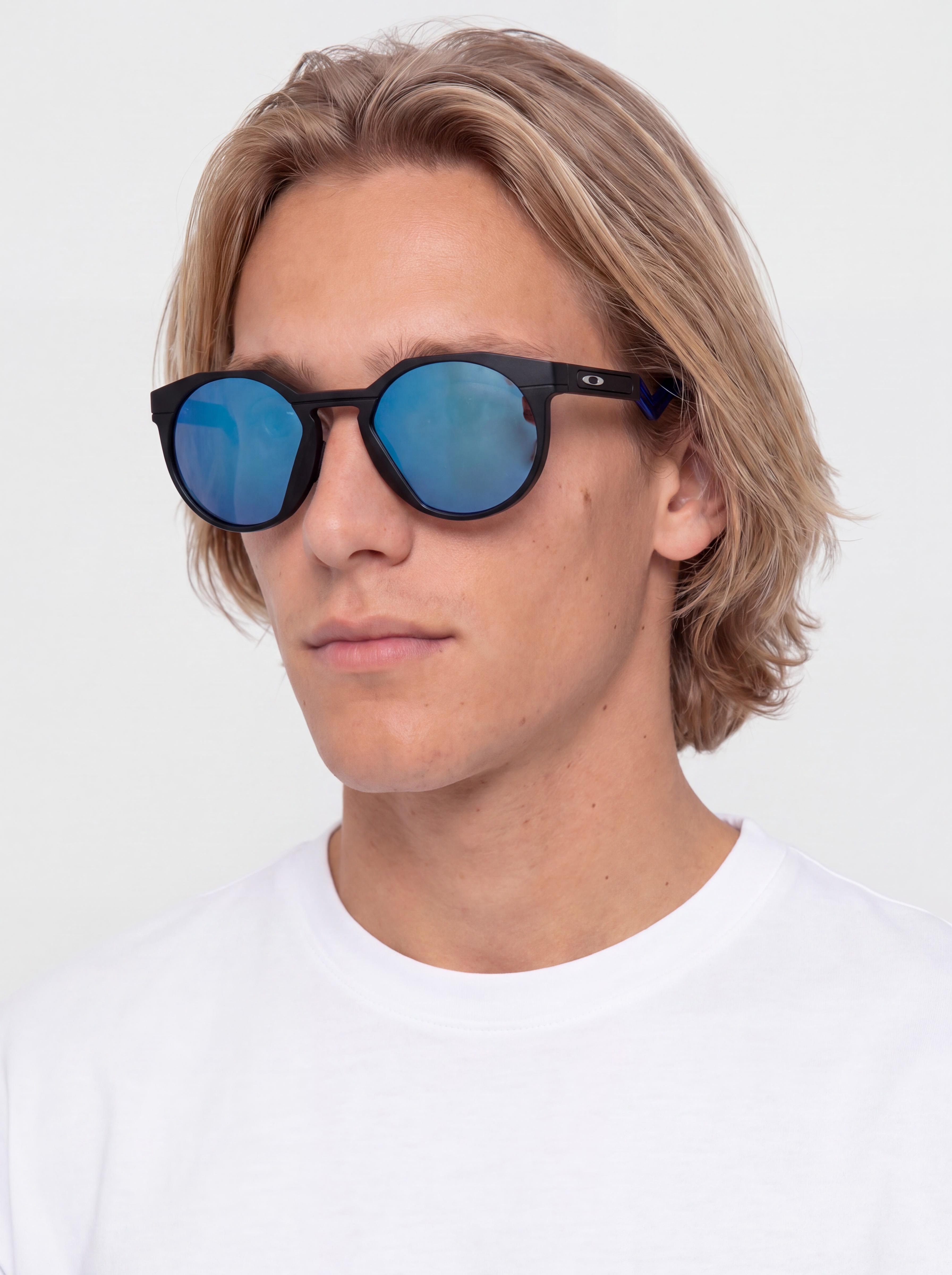 Oakley Sonnenbrille Hstn (matte black/prizm sapphire polar)