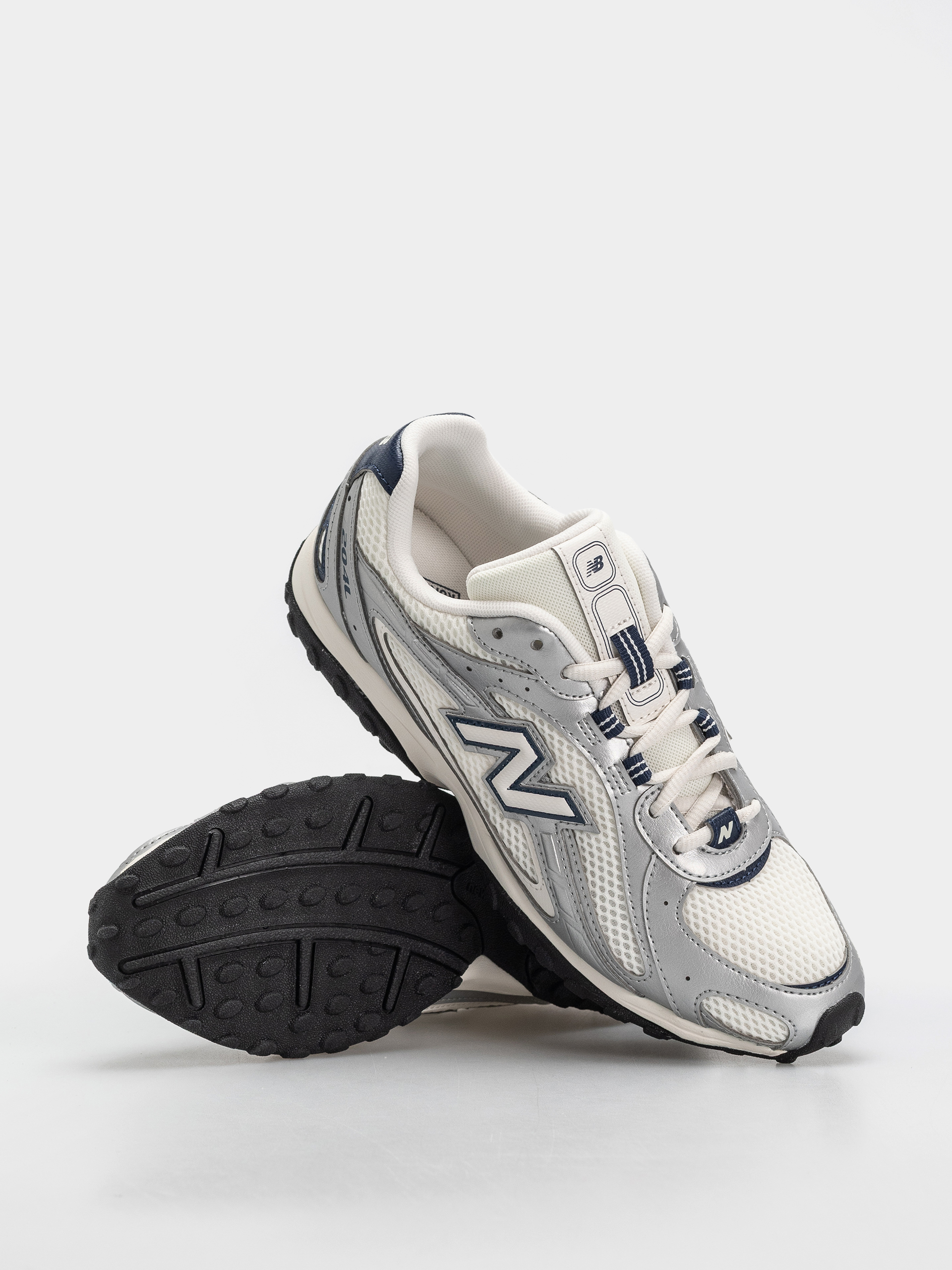 New Balance 204L Schuhe (sea salt/silver metallic/nb navy)
