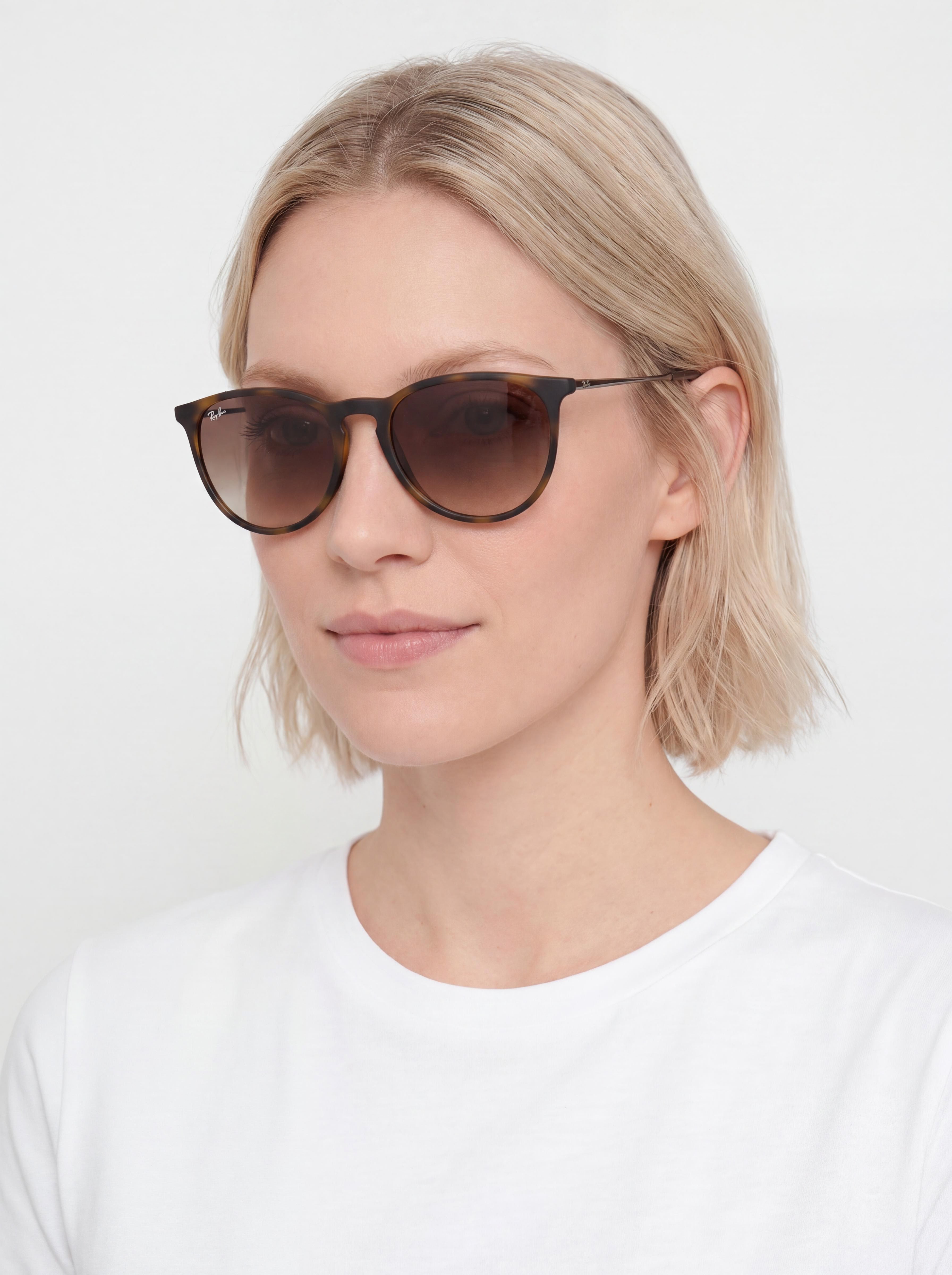 Ray-Ban Sunglasses Erika Classic (matowy havana/brązowy)