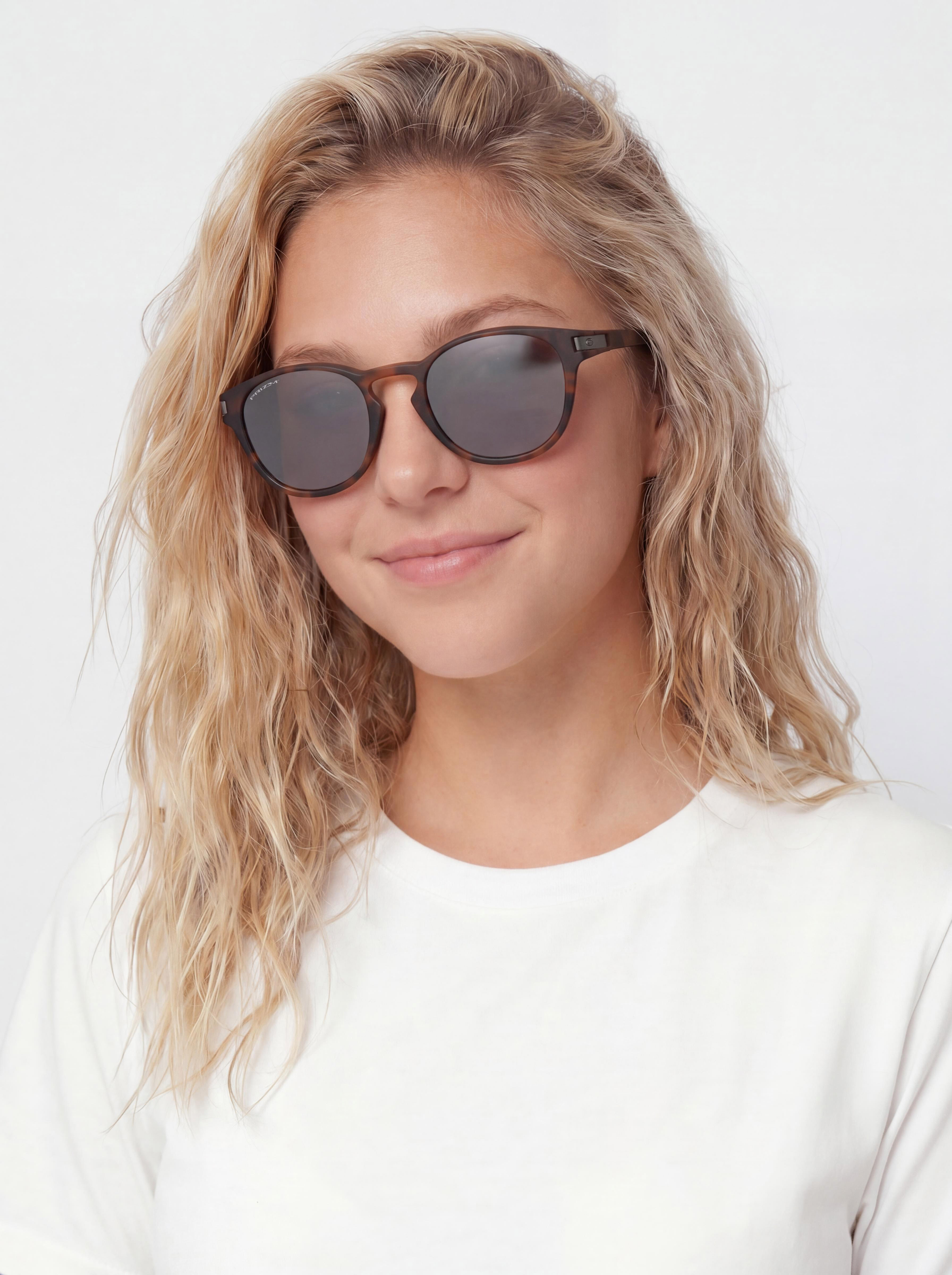 Oakley Latch Sunglasses (matte brown tortoise/prizm black iridium)