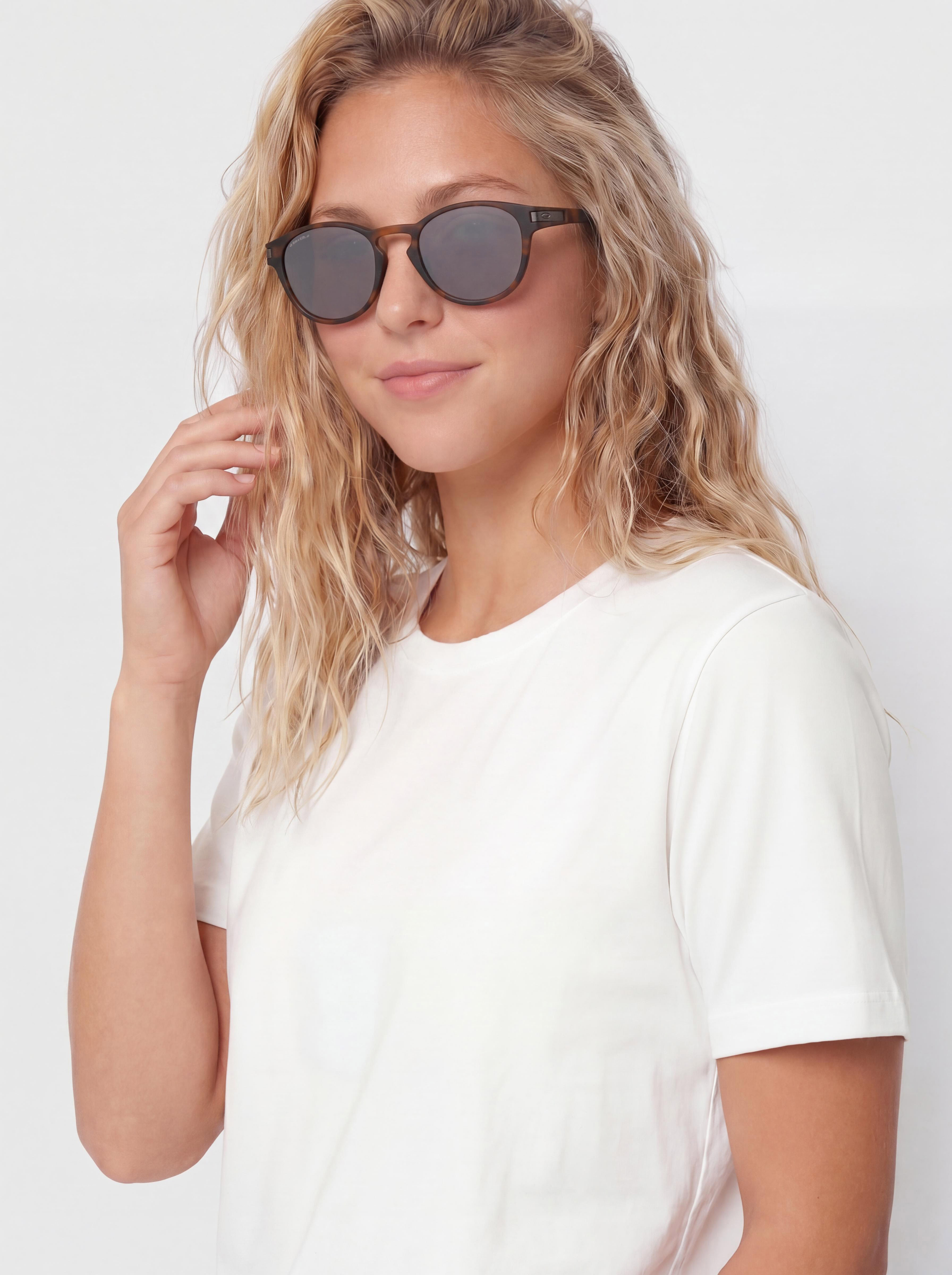 Oakley Latch Sunglasses (matte brown tortoise/prizm black iridium)