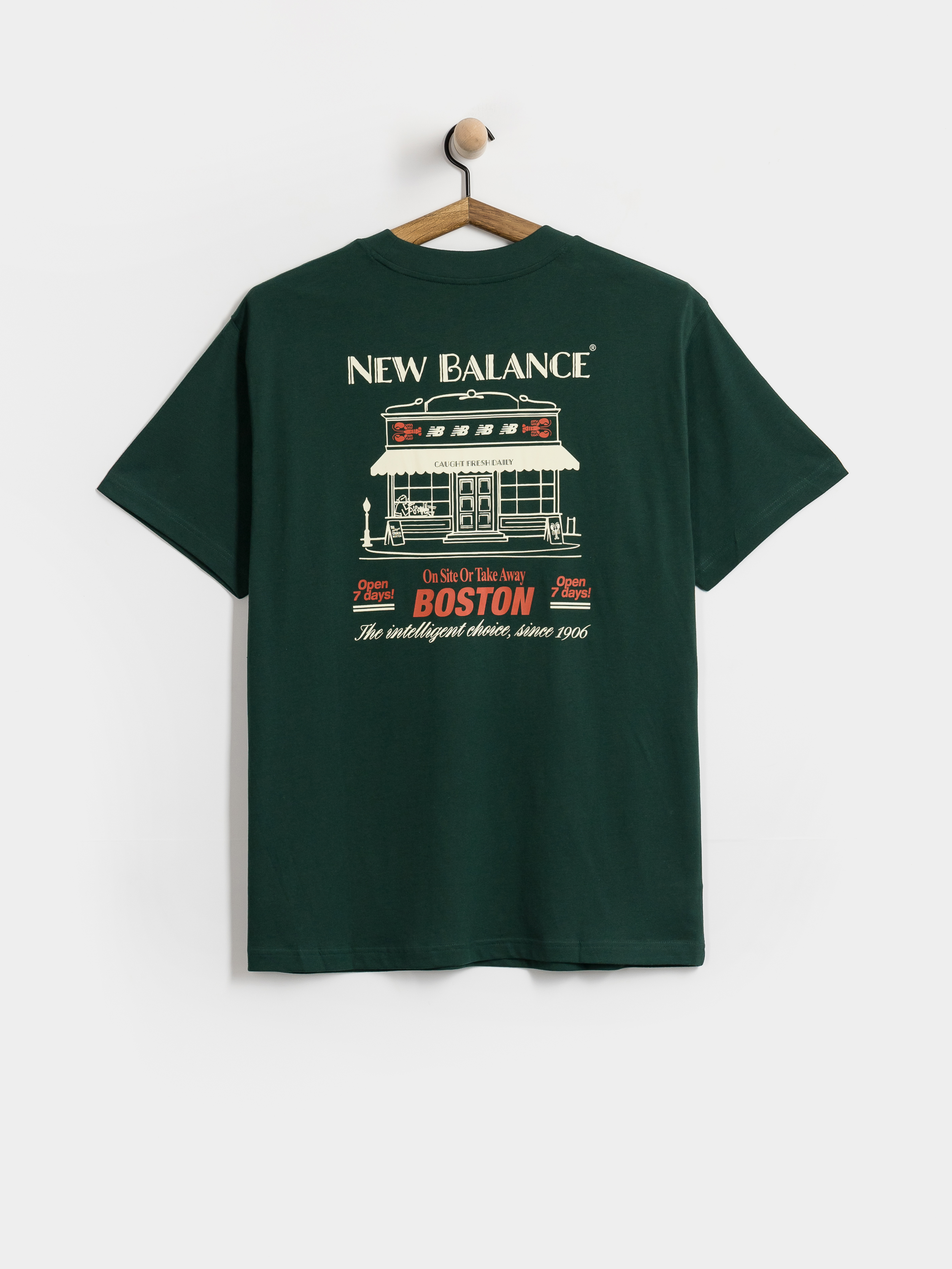 New Balance Grab a Bite Boston T-Shirt (nordic green)