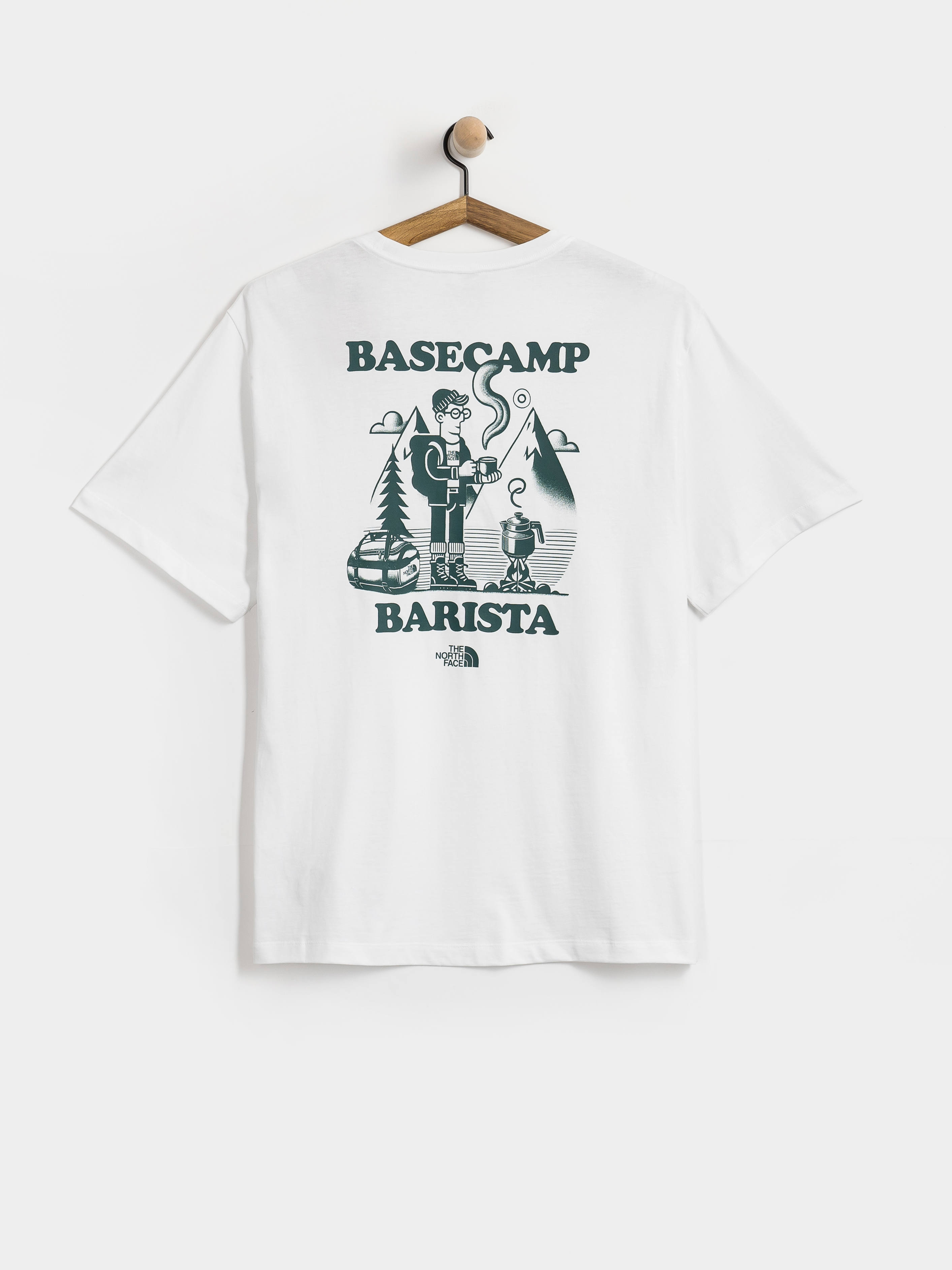 The North Face Basecamp Barista Relaxed T-shirt (tnf white/pacific teal)