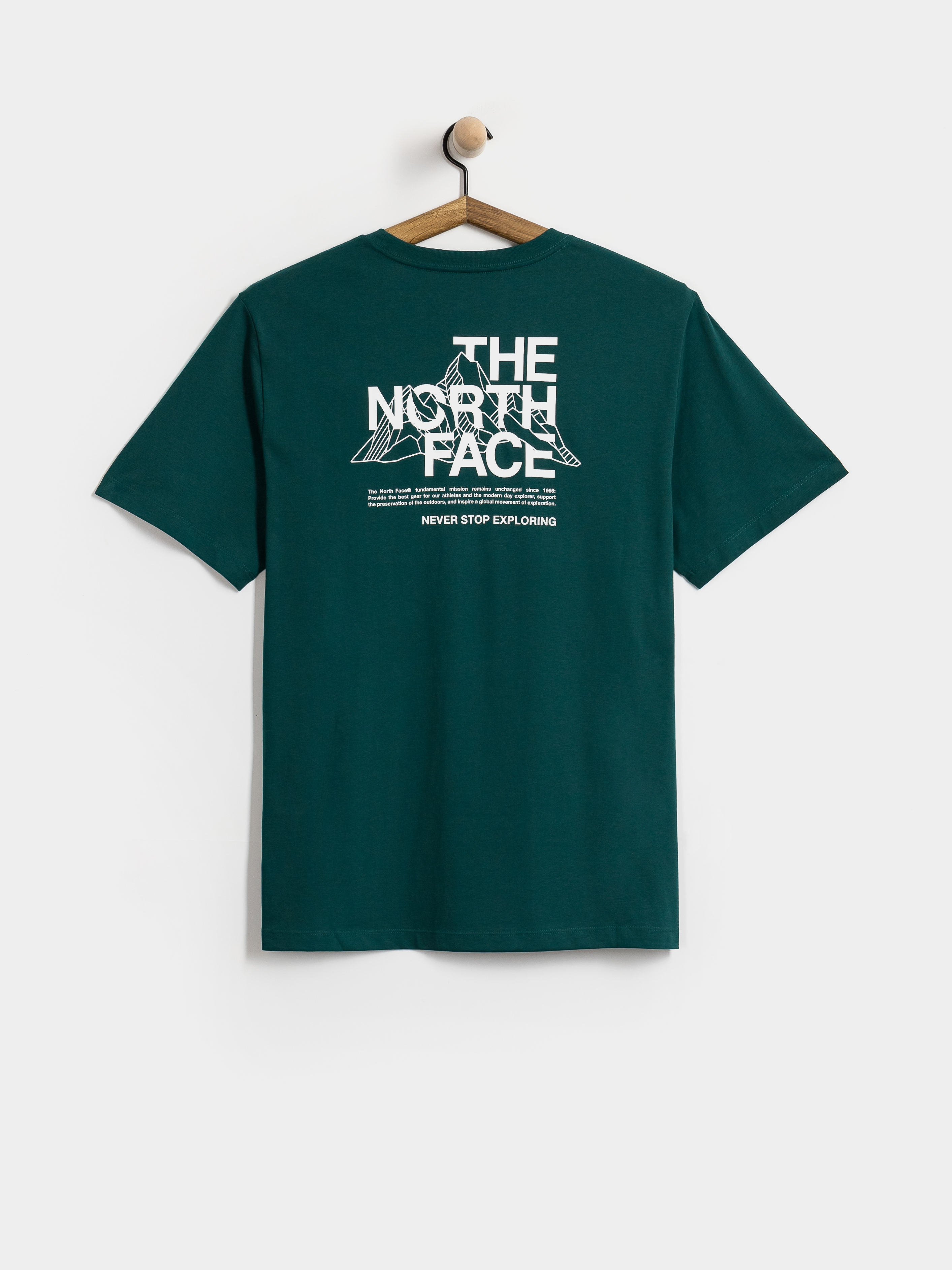 The North Face T-Shirt Mountain Sketch (pacific teal)