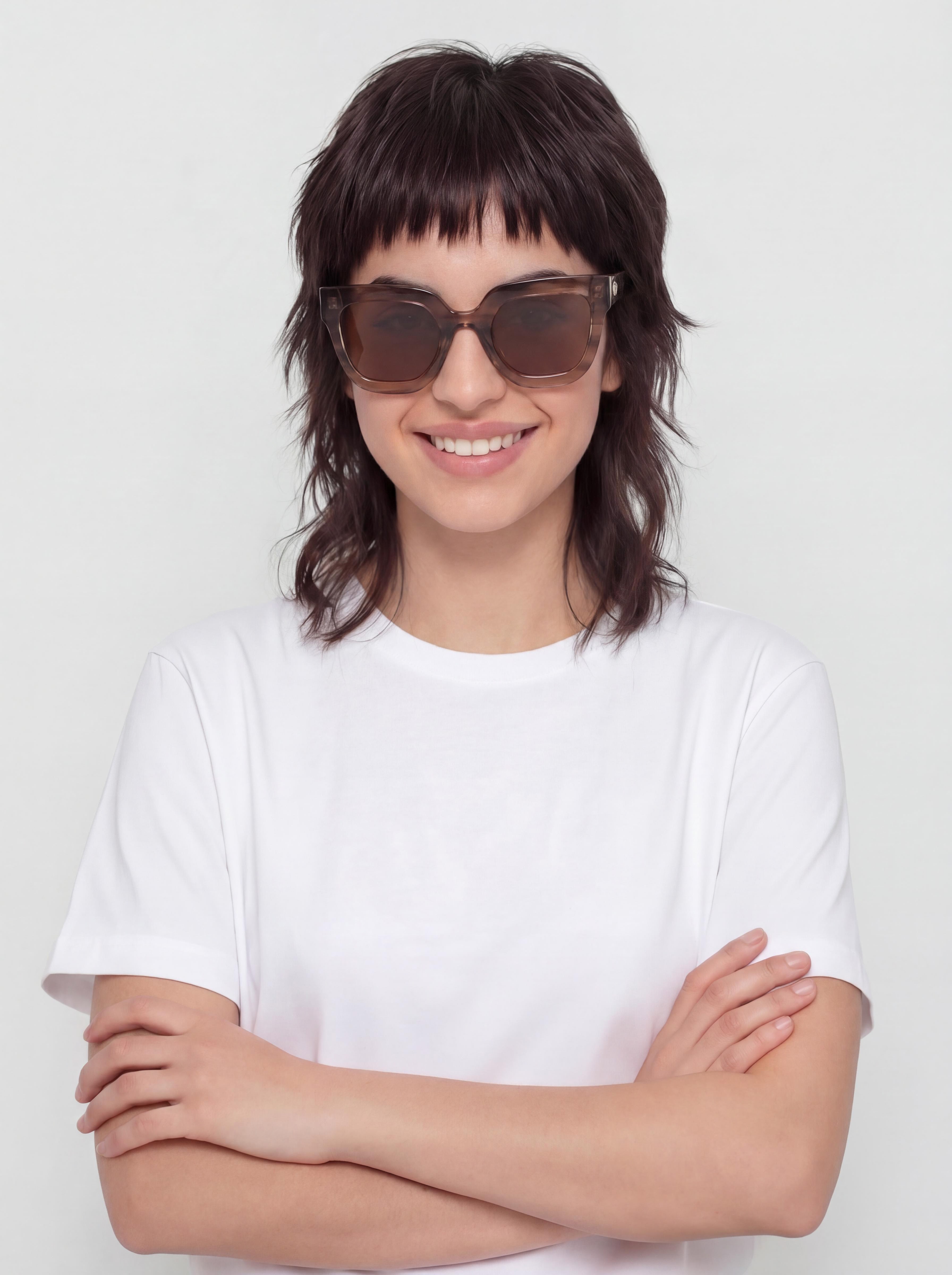 Dragon Purser Sonnenbrille Wmn (grey caramel gradient/lumalens brown)