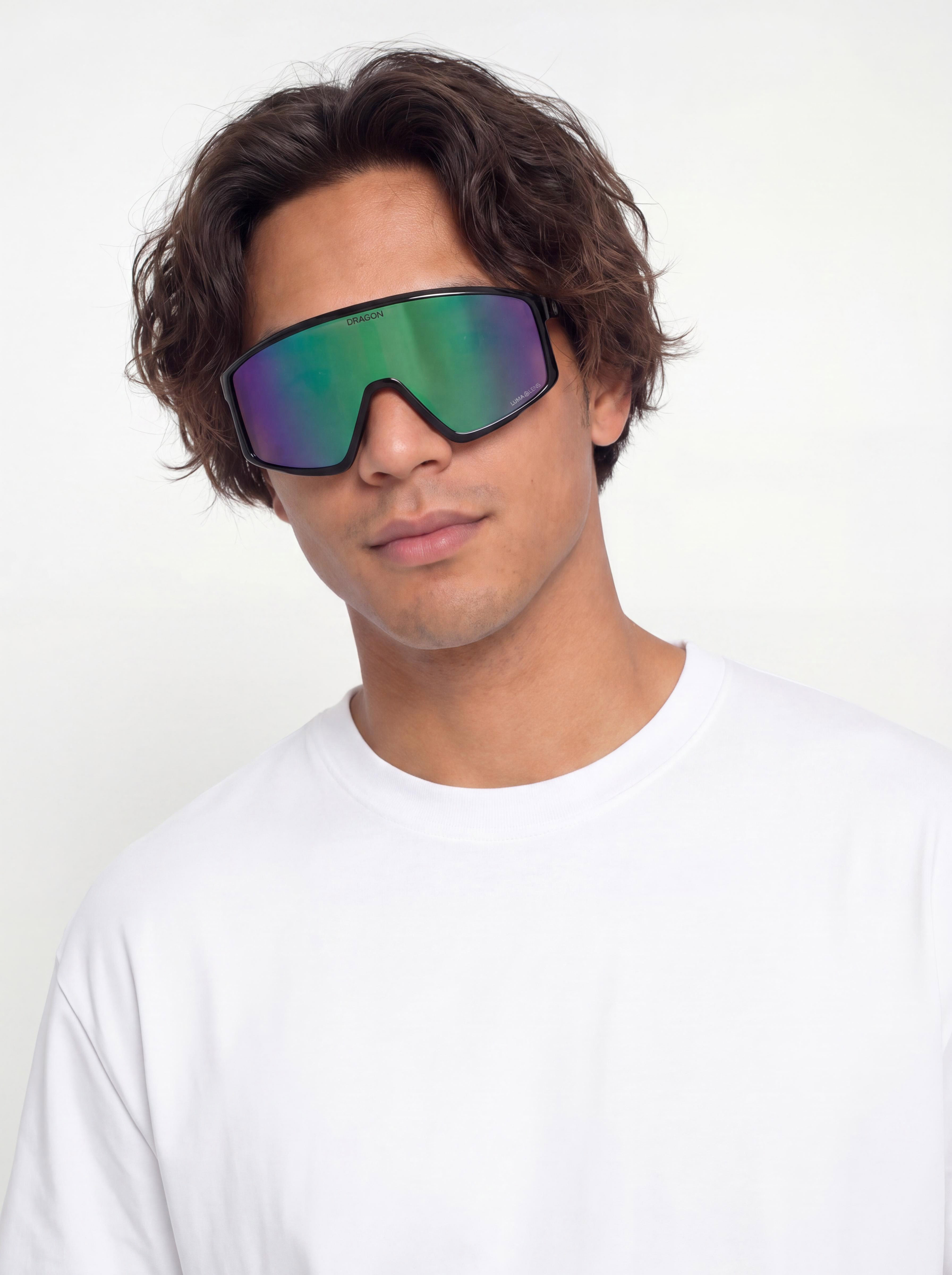 Dragon MXV MAX Goggles - blue (nateadams/lumalens red ion clear)