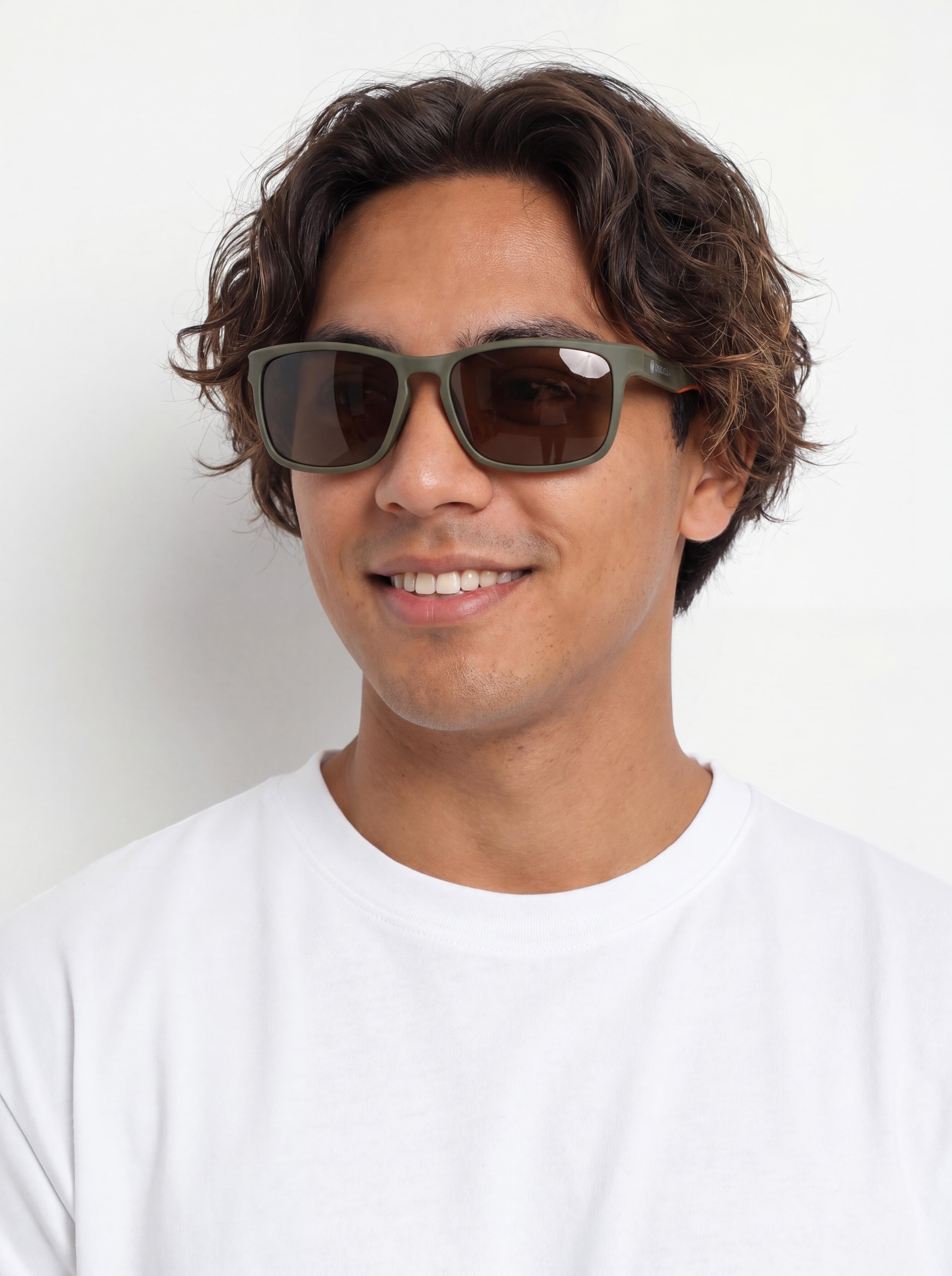Dragon Blaise Sunglasses (matte olive/lumalens brown)