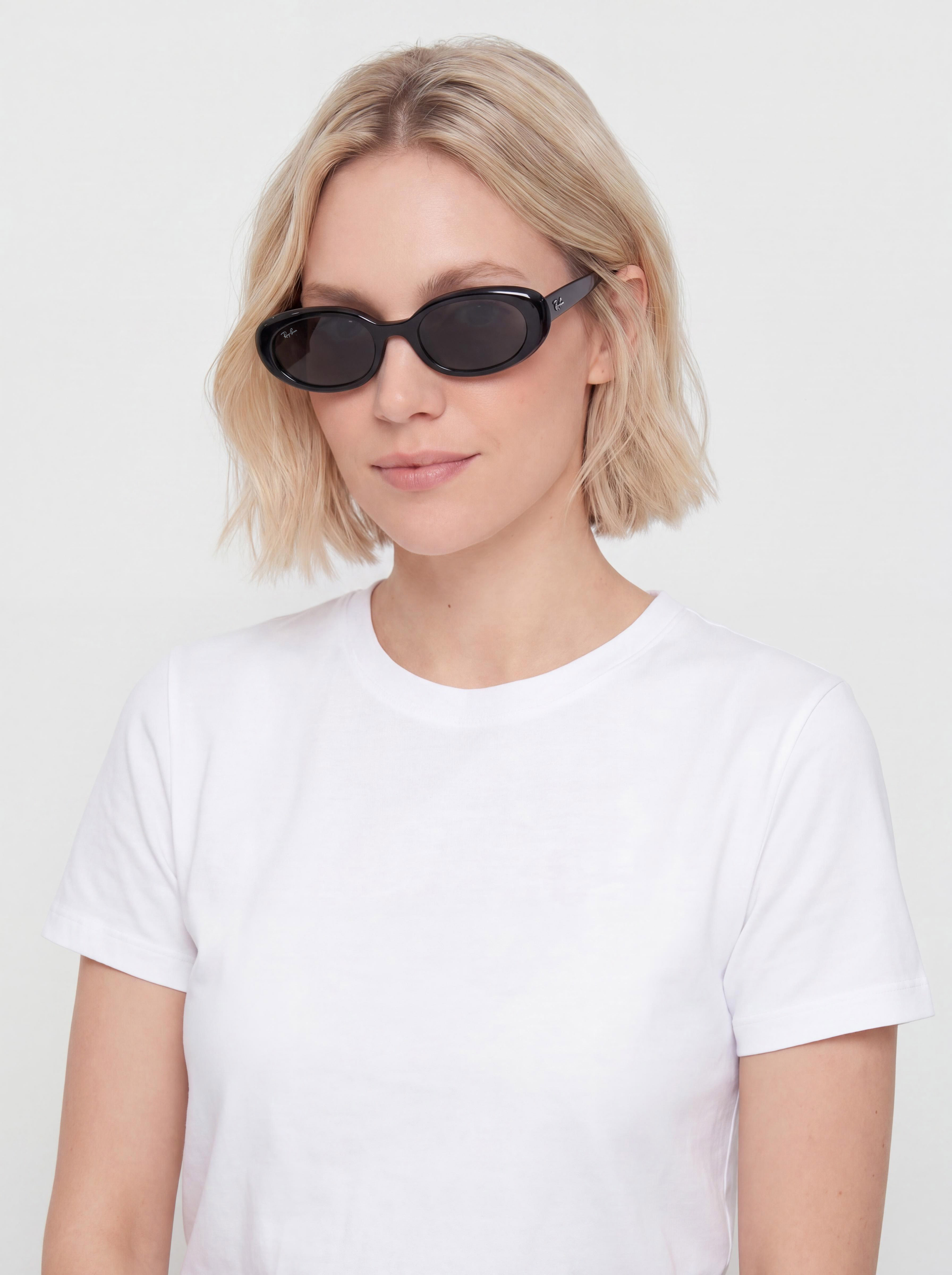 Ray-Ban Rb4441D Sonnenbrille (polerowany czarny/ciemnoszary)