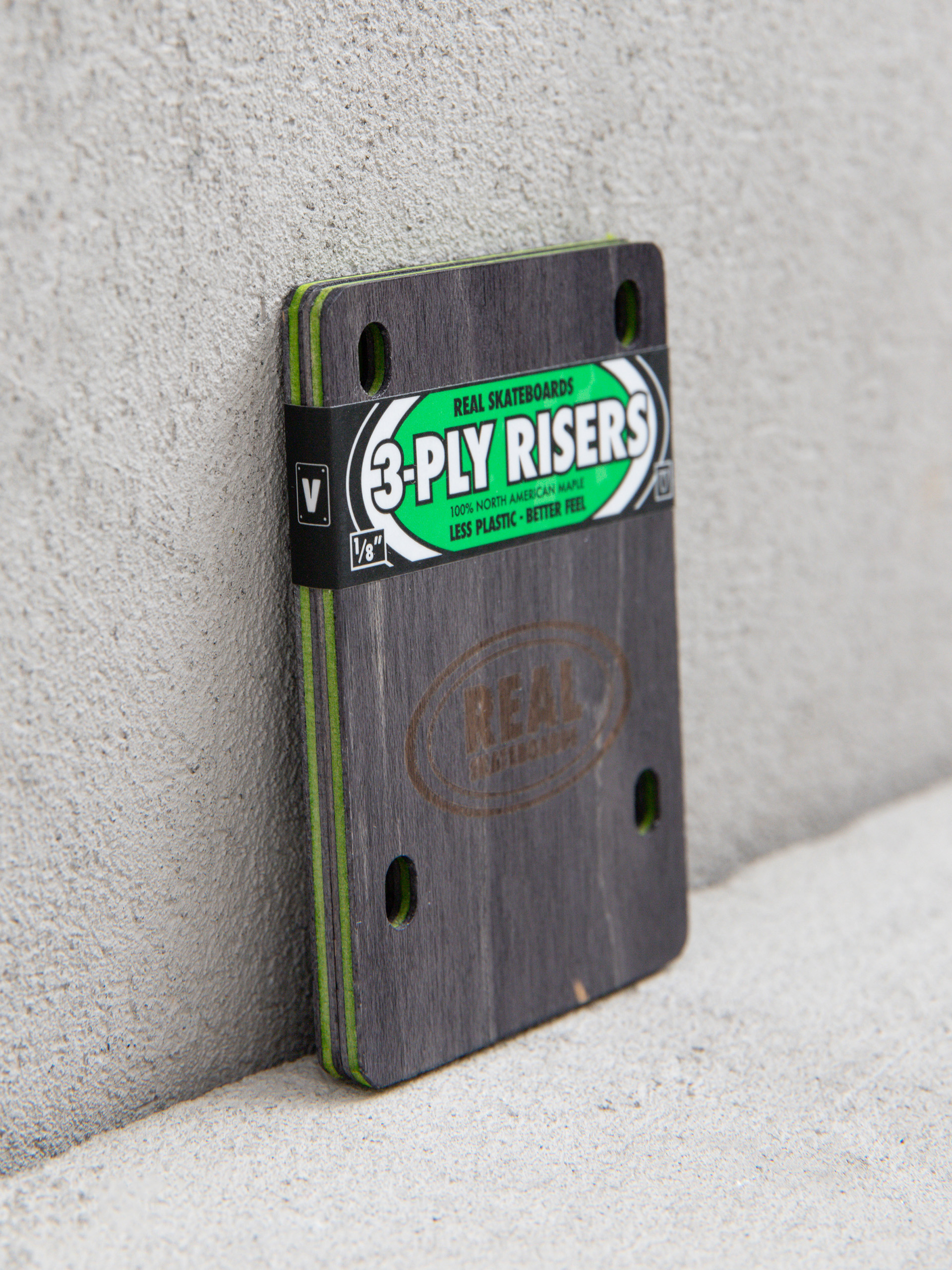 Real 3 Ply Fits Venture Shockpads (black/green)
