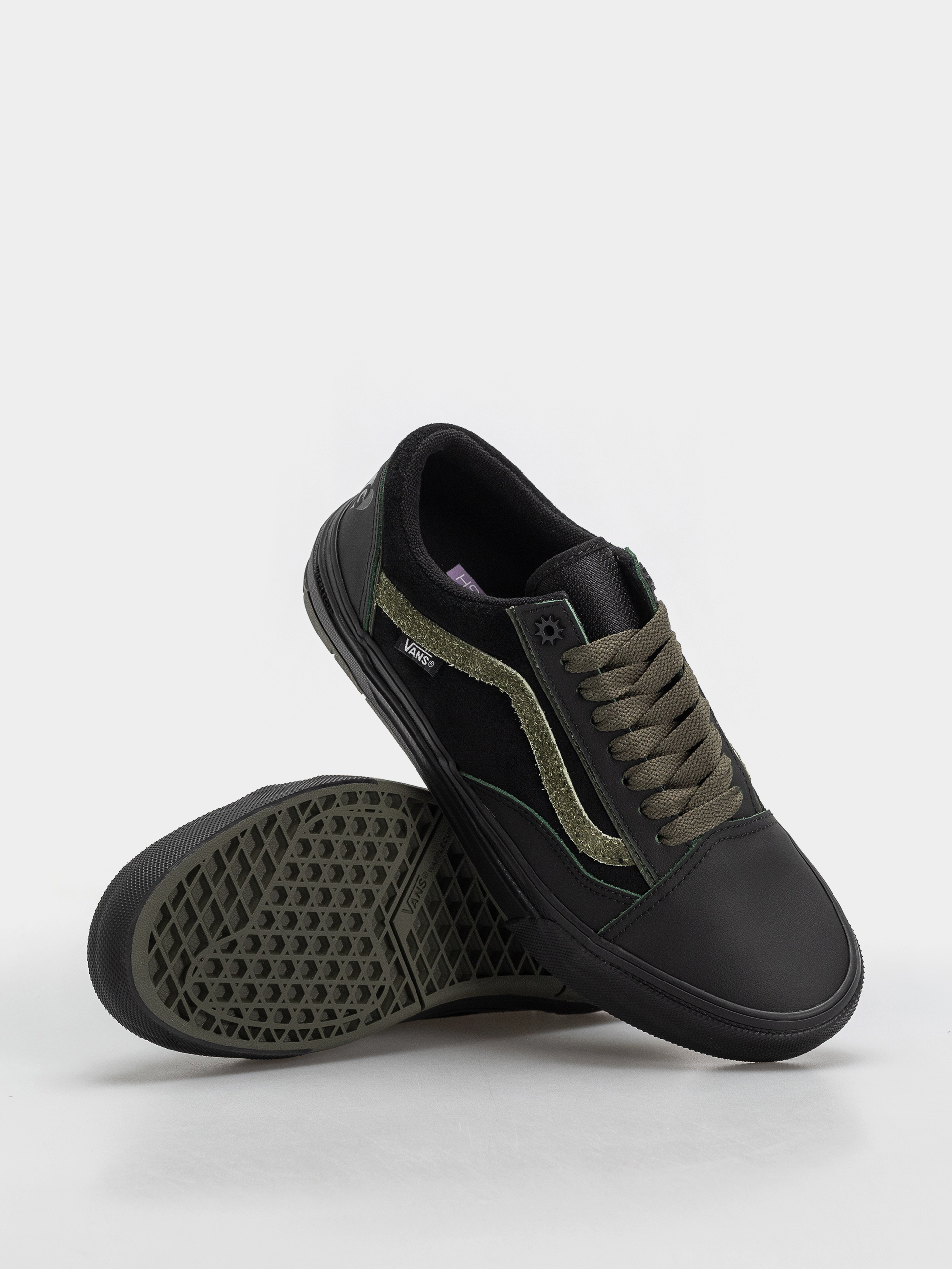 Vans Skate Old Skool Wafflecup Shoes (green/black)