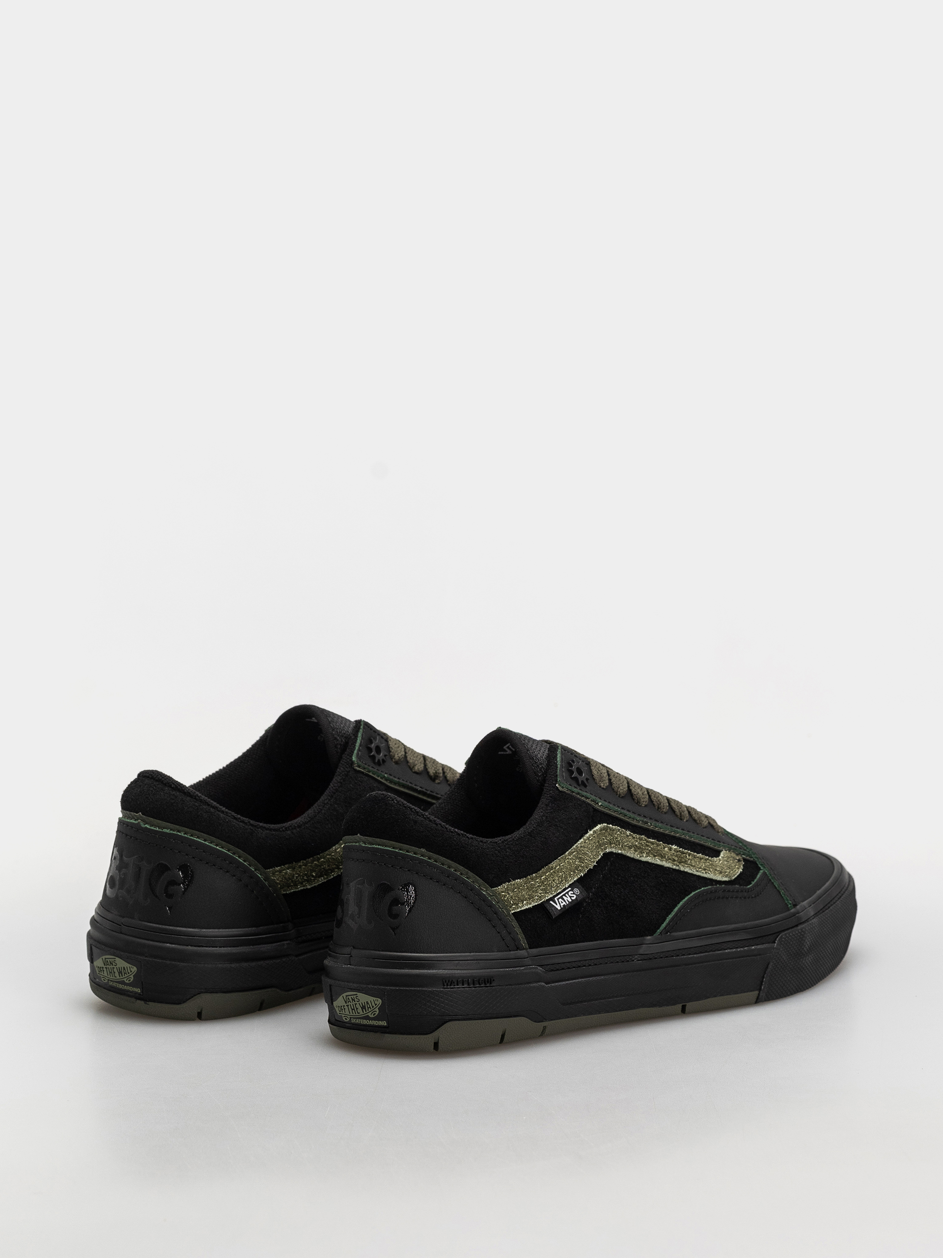 Vans Skate Old Skool Wafflecup Shoes (green/black)