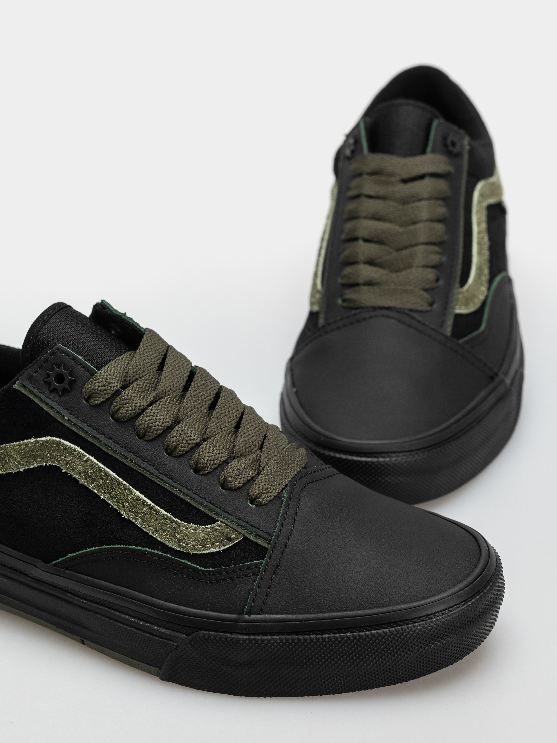 Vans Skate Old Skool Wafflecup Shoes (green/black)