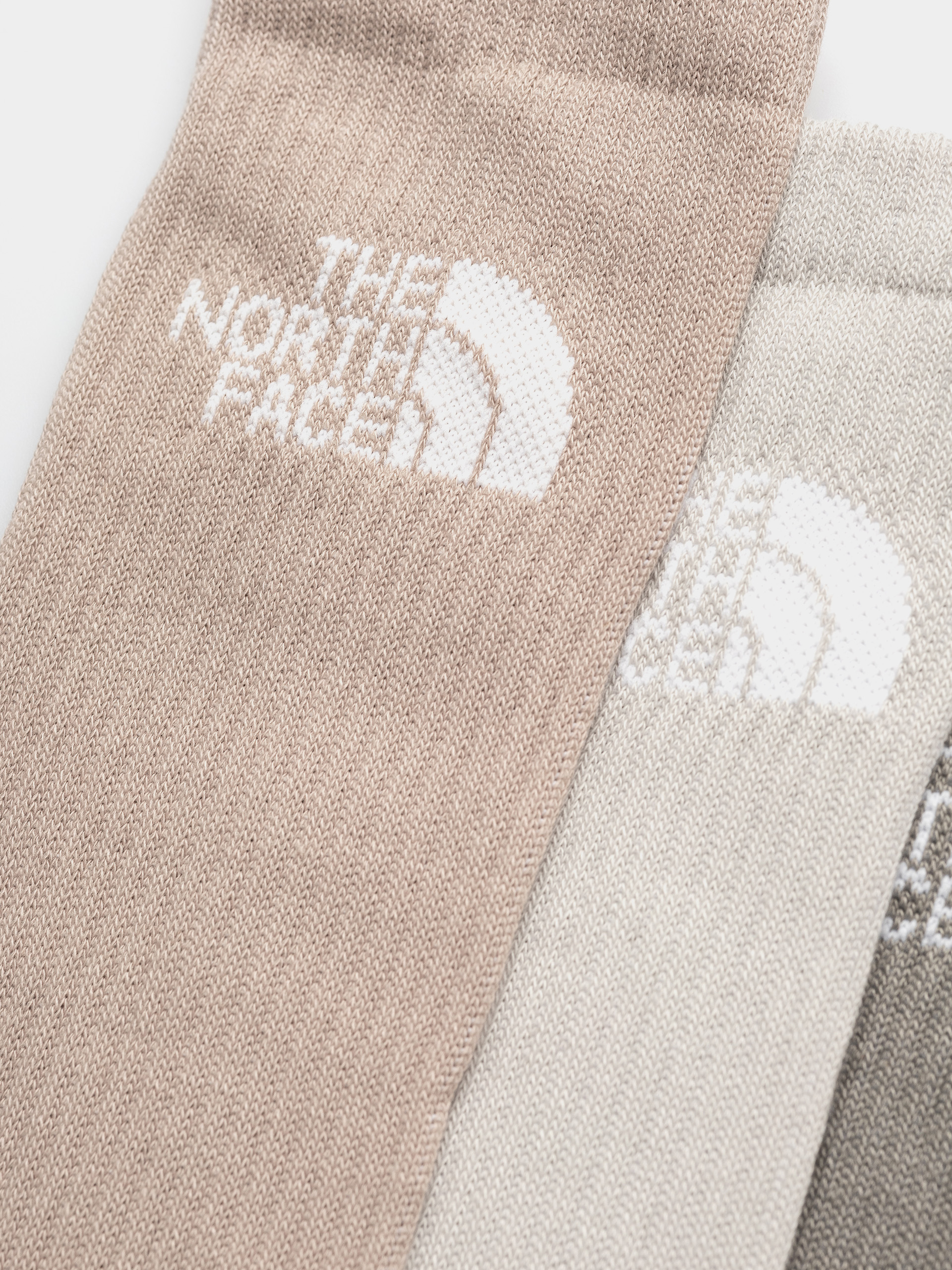 The North Face Multi Sport Cush Crew 3P Socks (stone slab/timeless taupe)