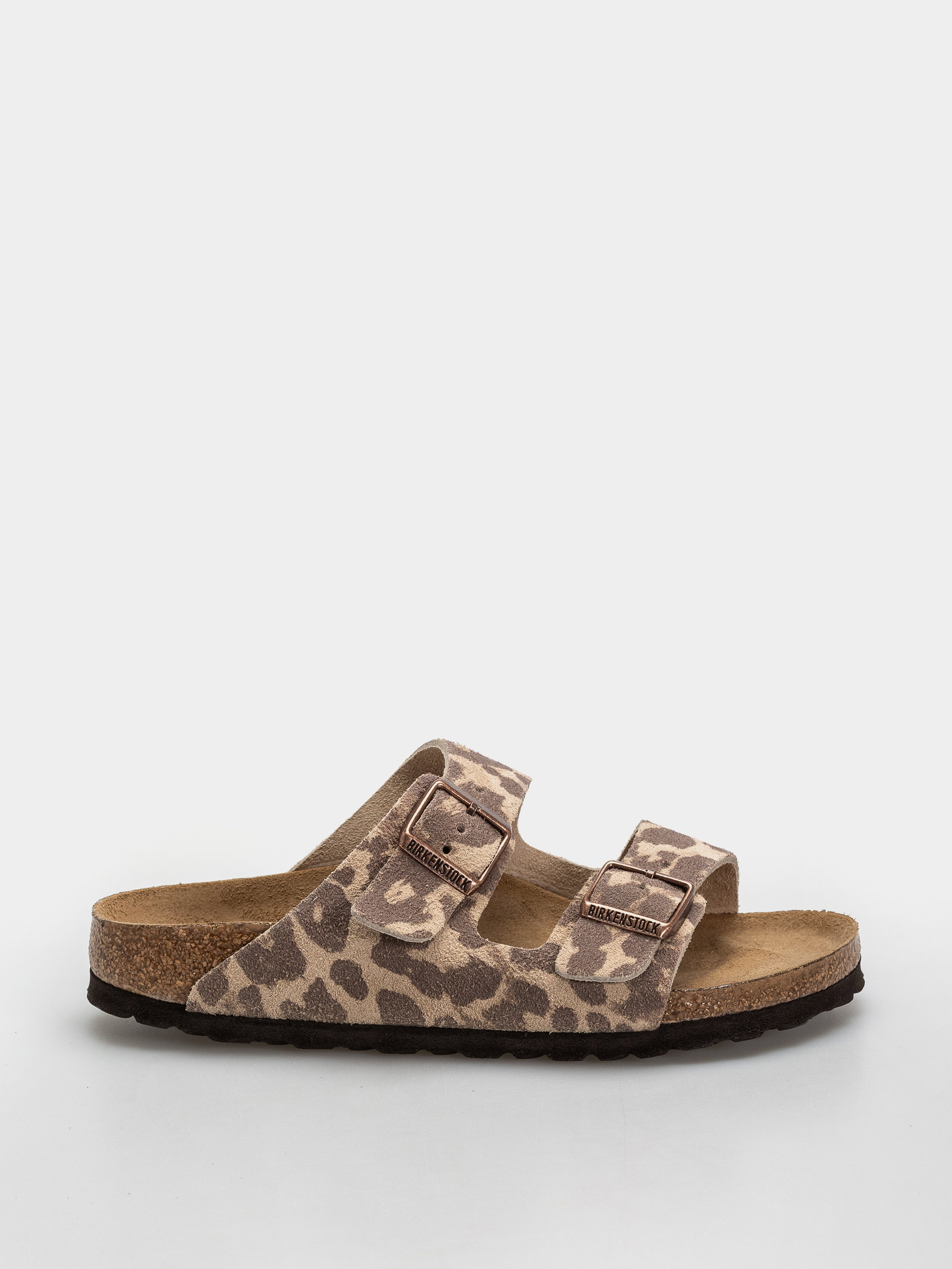 Birkenstock Arizona Suede Leather Narrow Flip-flops (leo sandcastle)