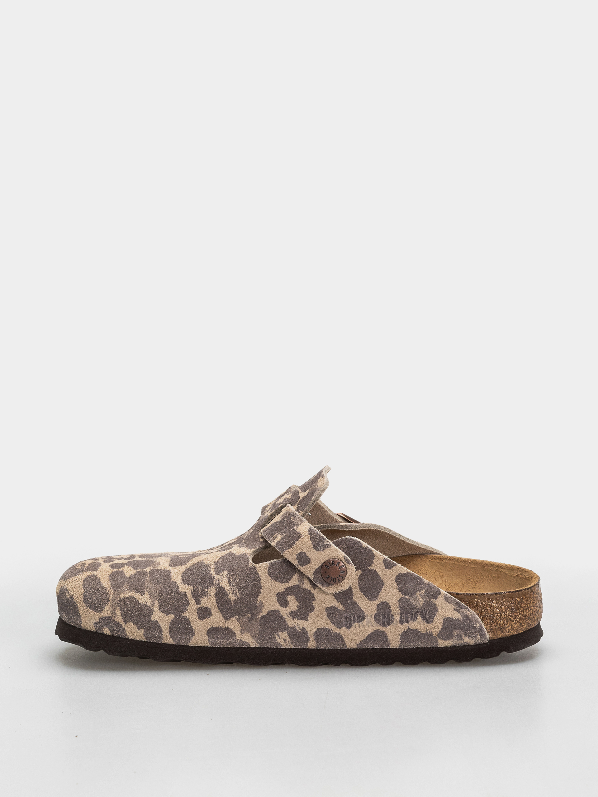 Birkenstock Boston Suede Leather Narrow Flip Flops (leo sandcastle)