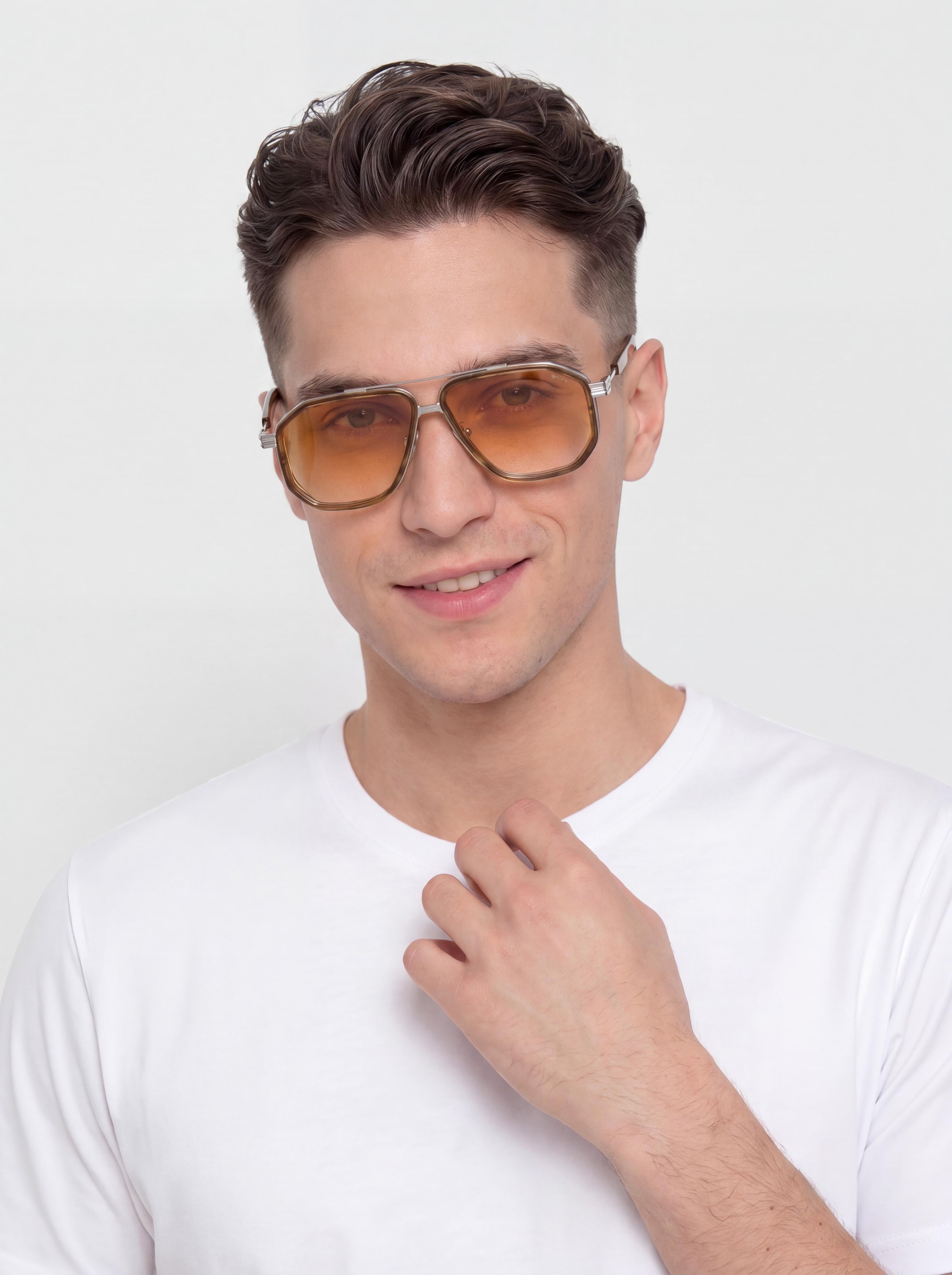 Komono Ronny Sonnenbrille (silver golden nectar)