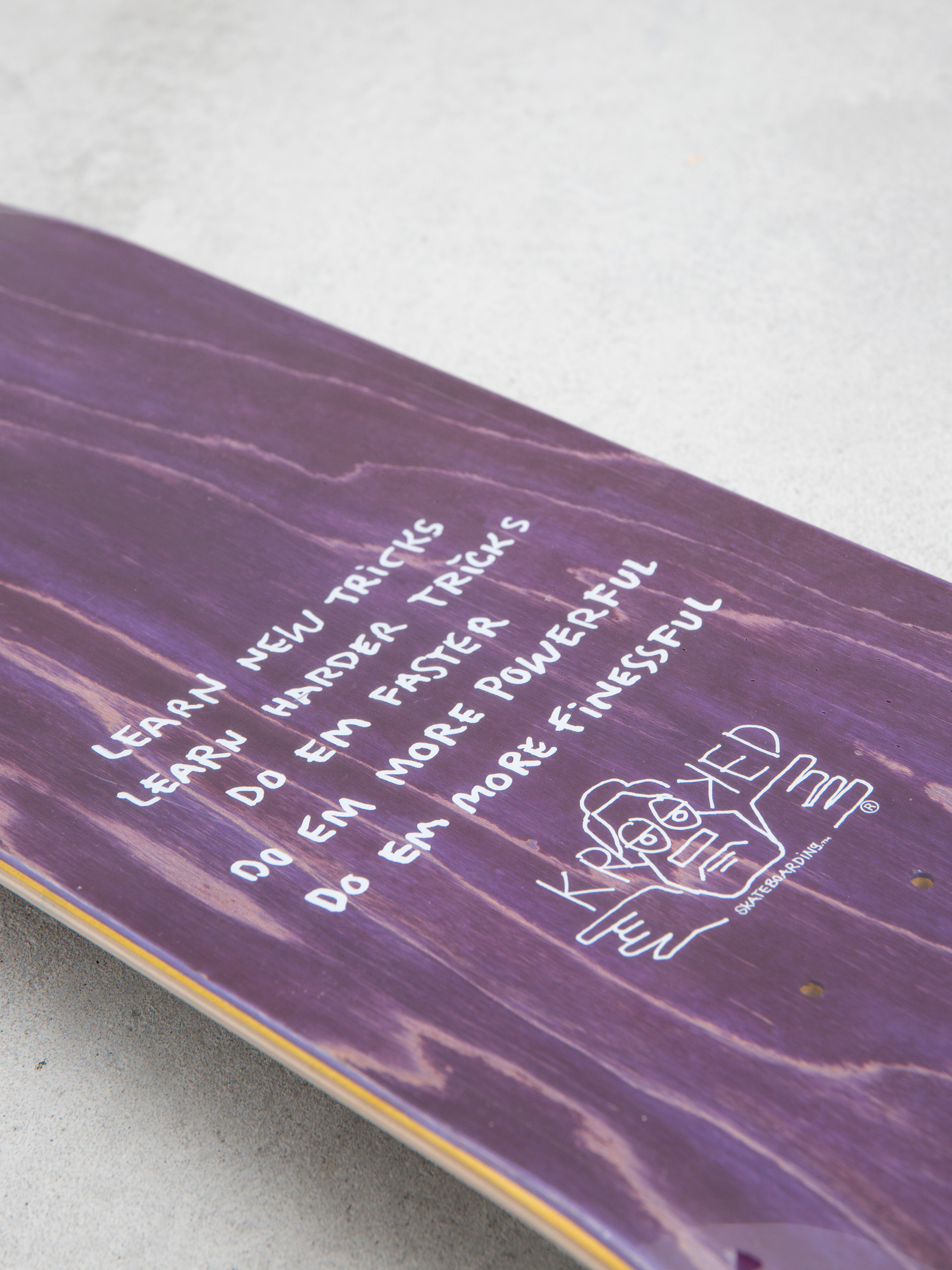 Krooked Manderson Skull King Deck