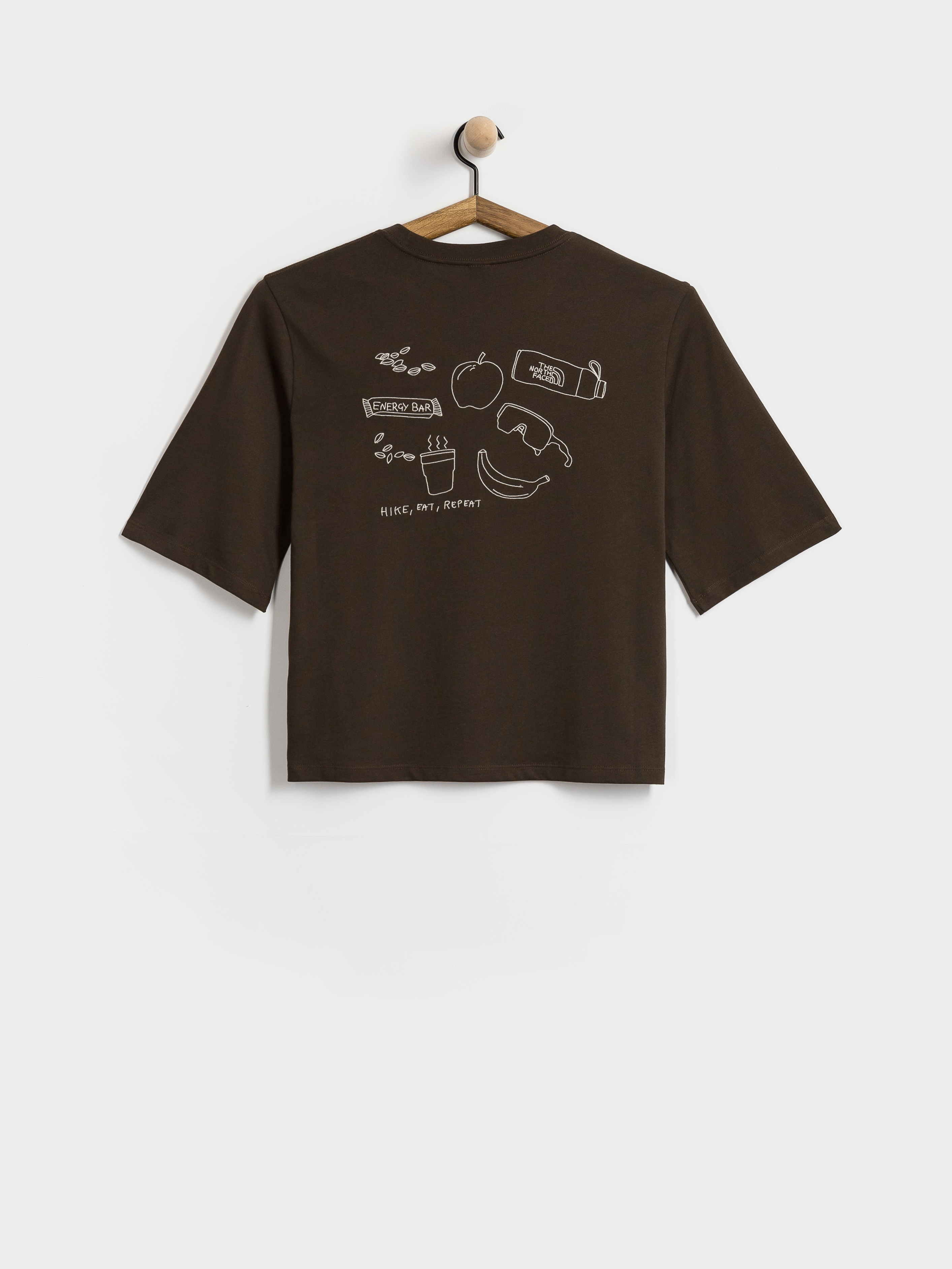 The North Face Hike Picnic Boxy Wmn T-Shirt (dark chestnut)