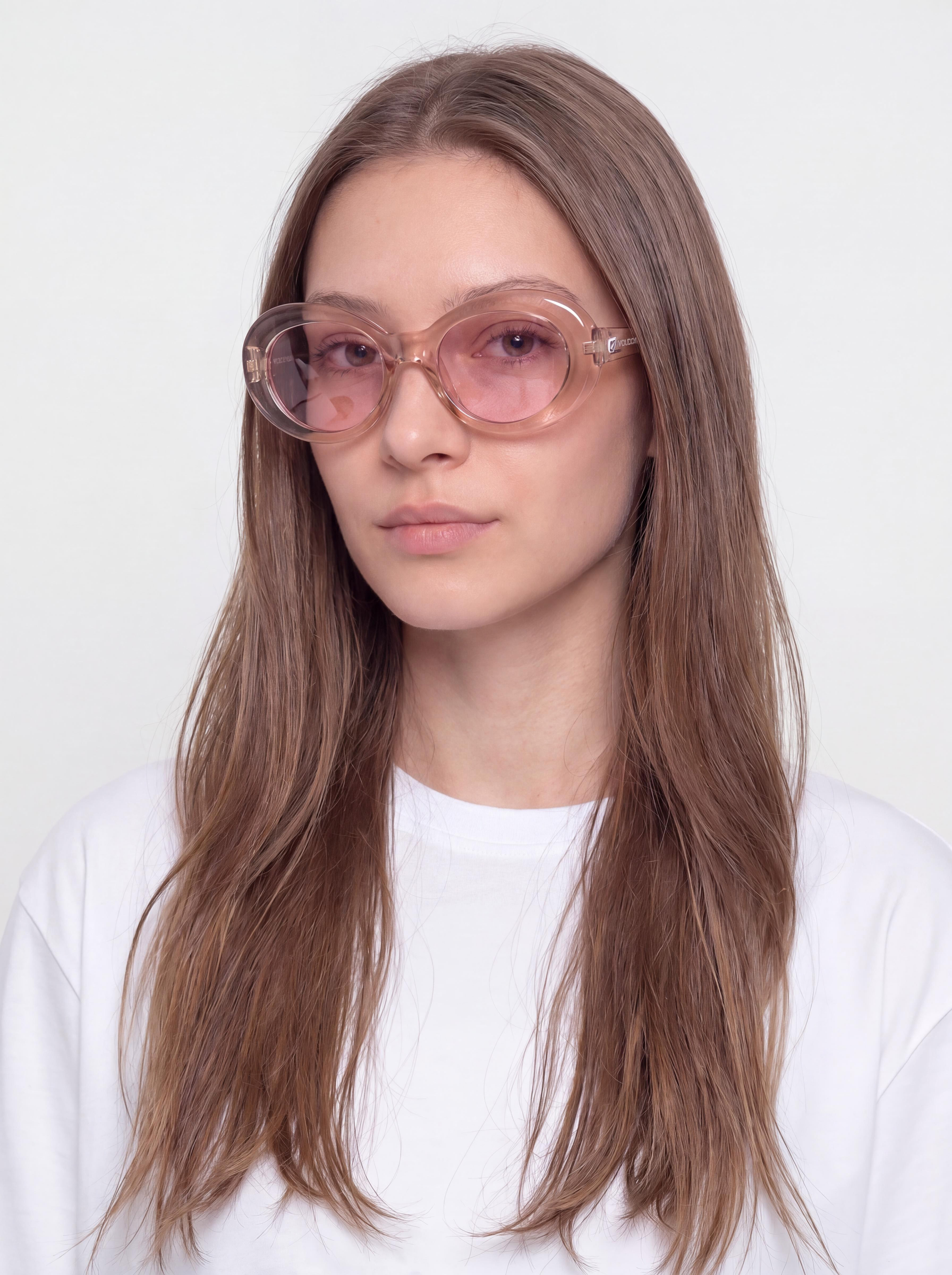 Volcom Stoned Sunglasses (gloss quail feather/pink)