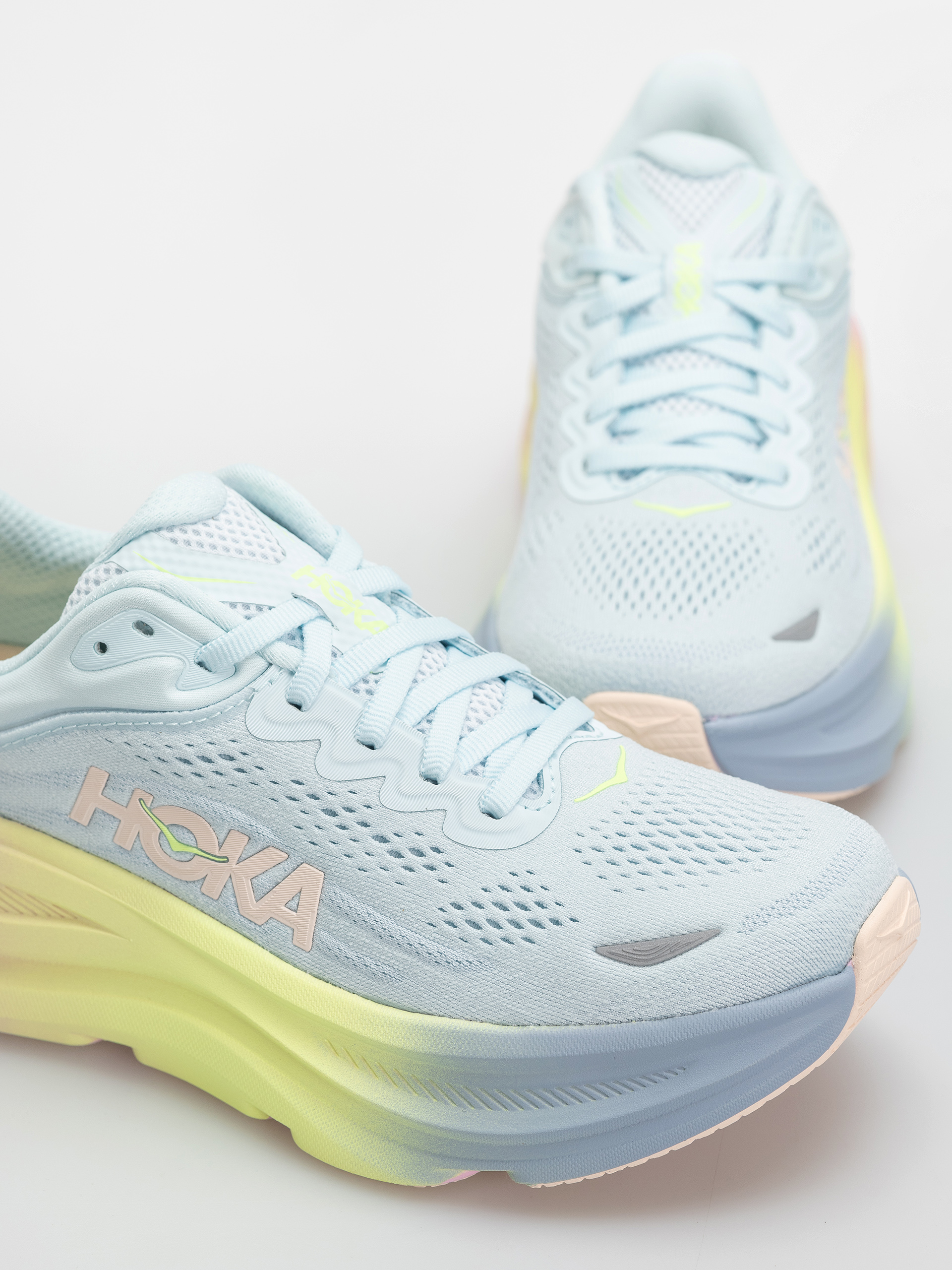 Hoka Bondi 9 Wmn Shoes (glimmering blue/overcast)