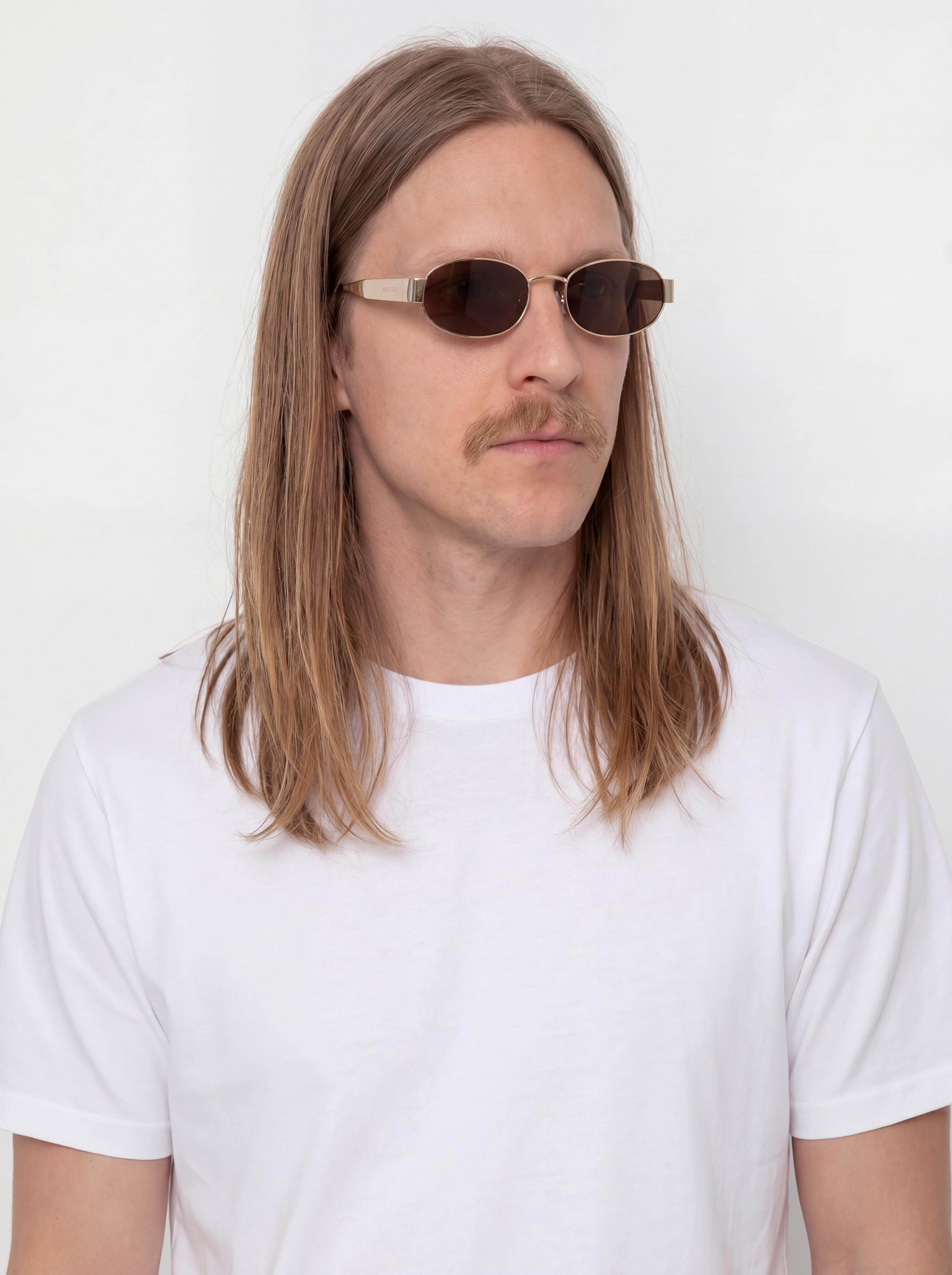 Komono Elix Sonnenbrille (white gold)