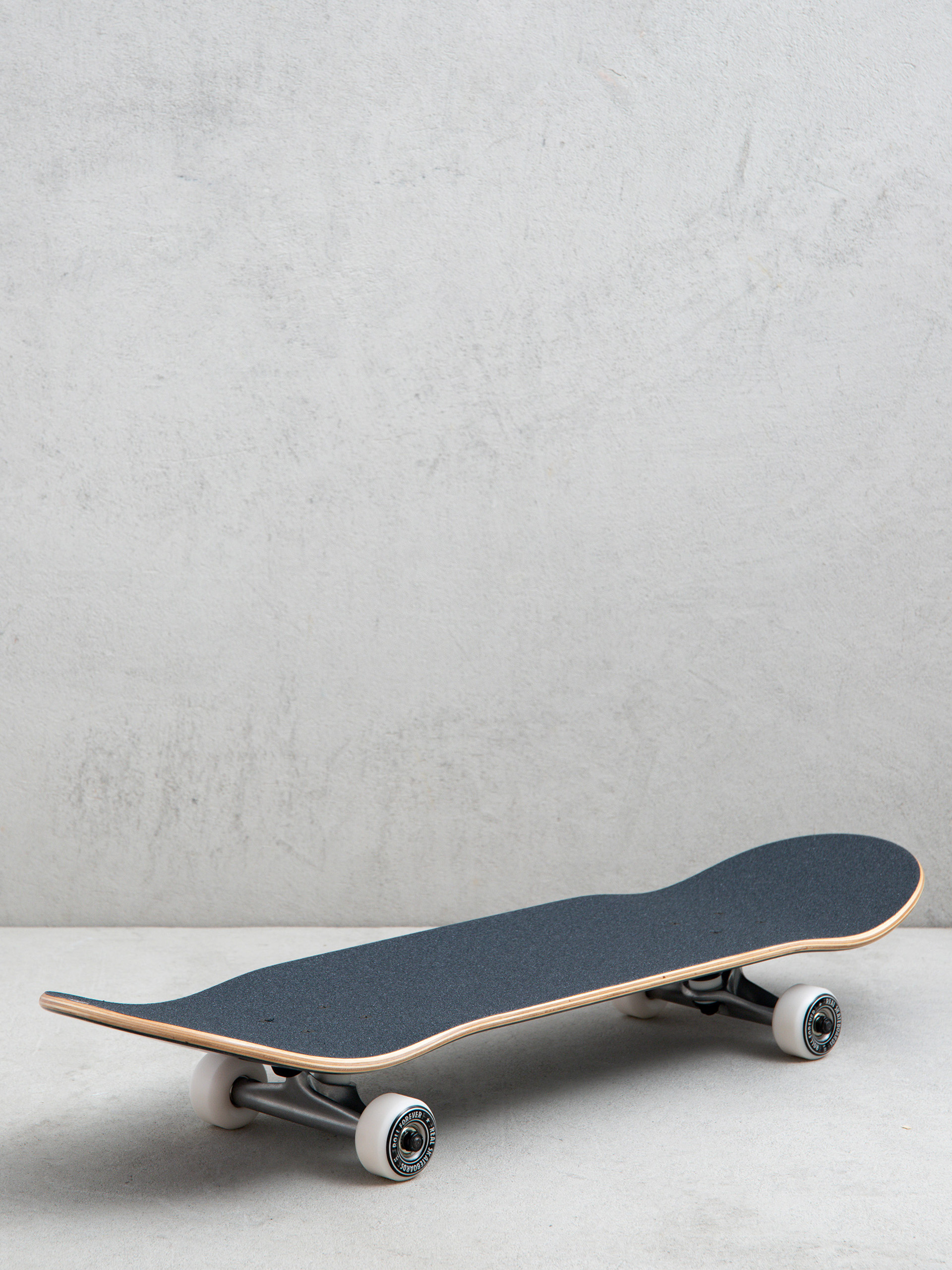 Real Bubble Letter Foil Skateboard (black)