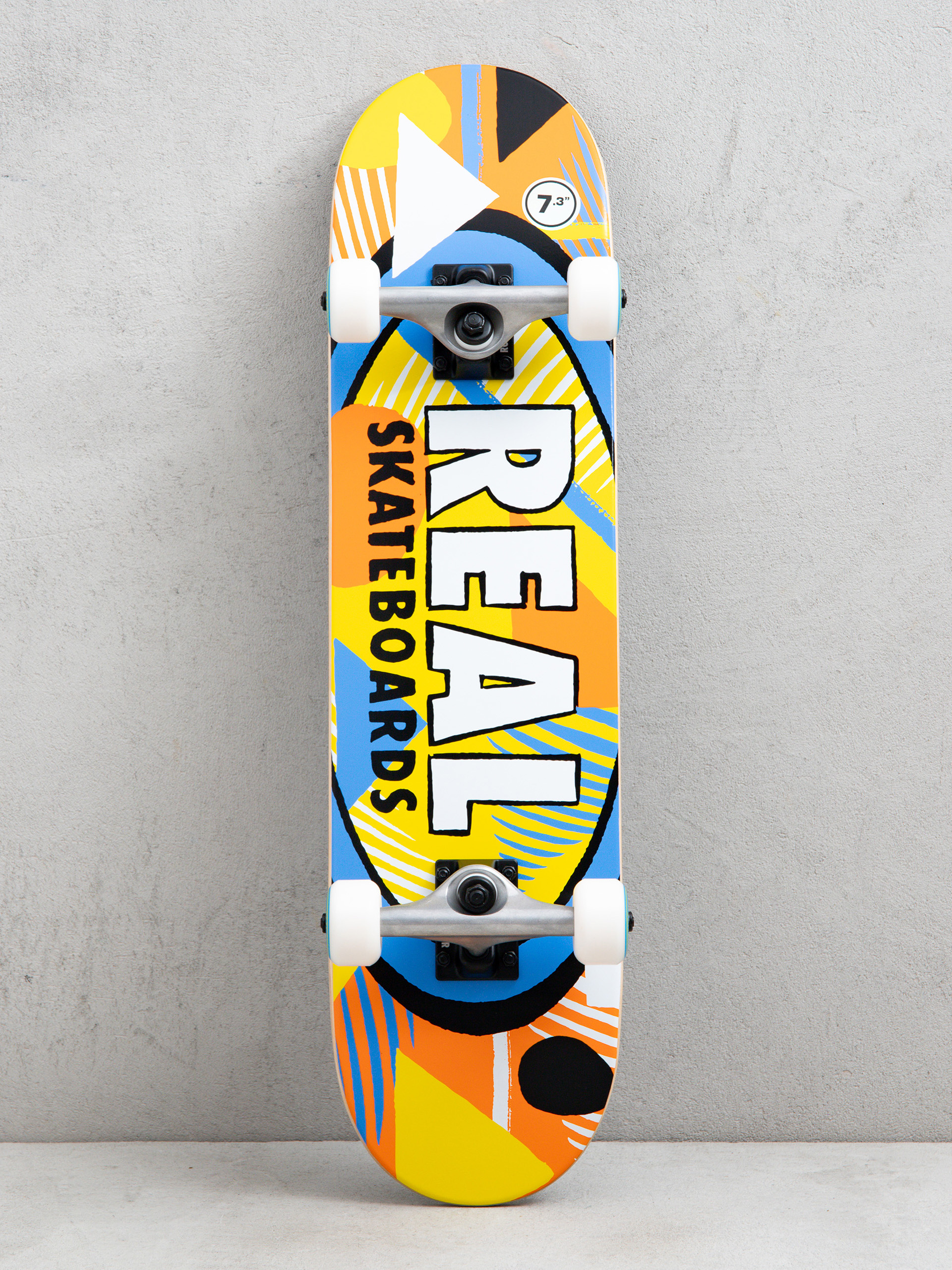 Real Classic Oval II Skateboard - yellow (yellow)